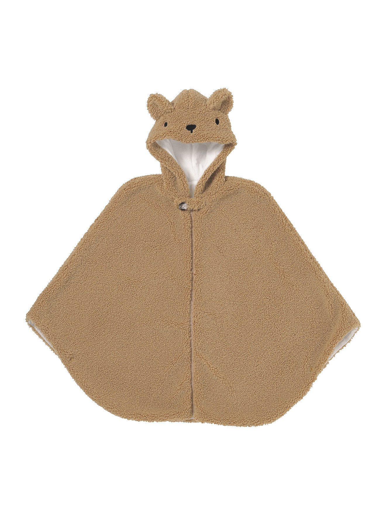 Fußsack Baby Poncho mit Kapuze für Babyschale und Trage