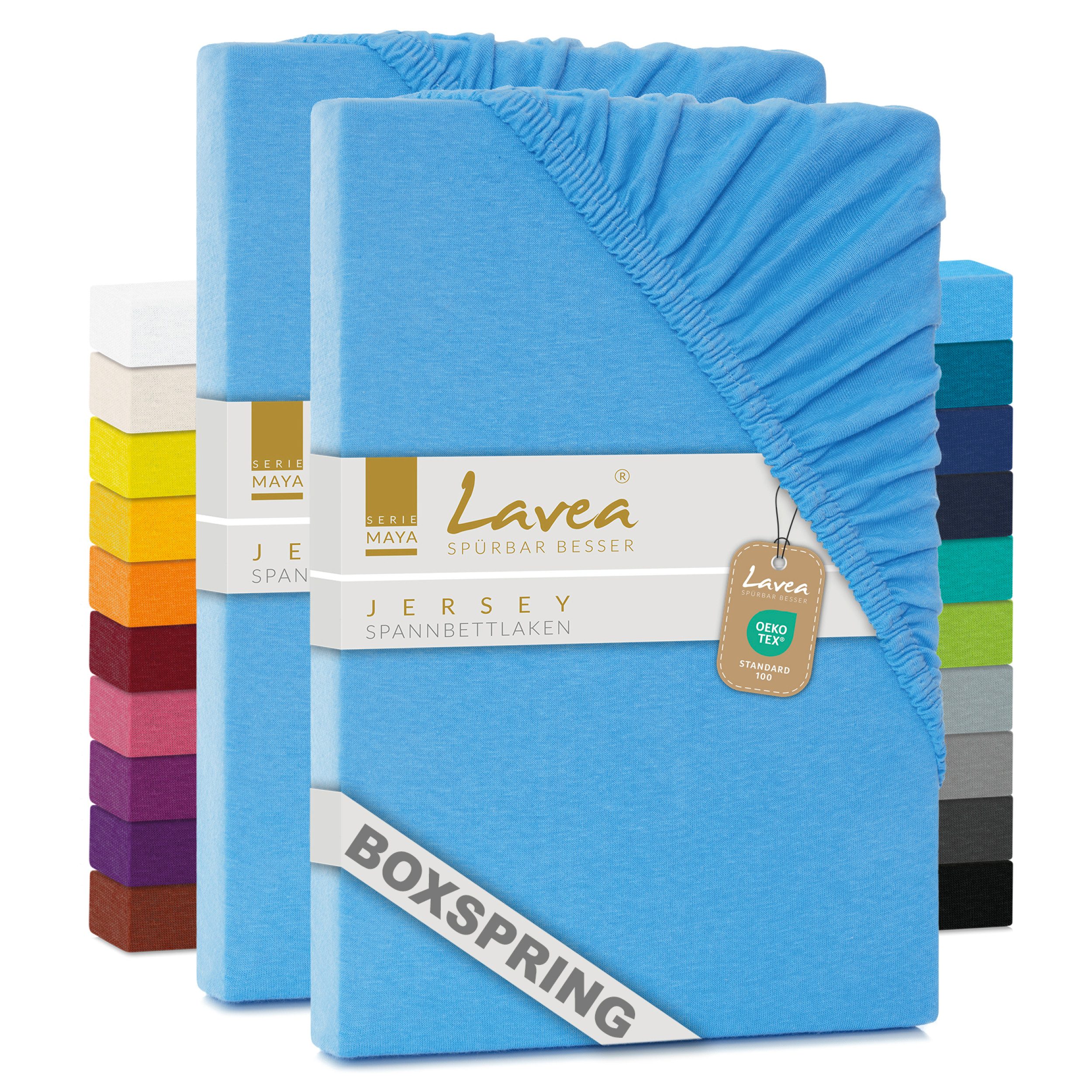 Lavea Spannbettlaken Maya, in Gr. 60x140, 90x200, 120x200, 140x200, 180x200 günstig online kaufen