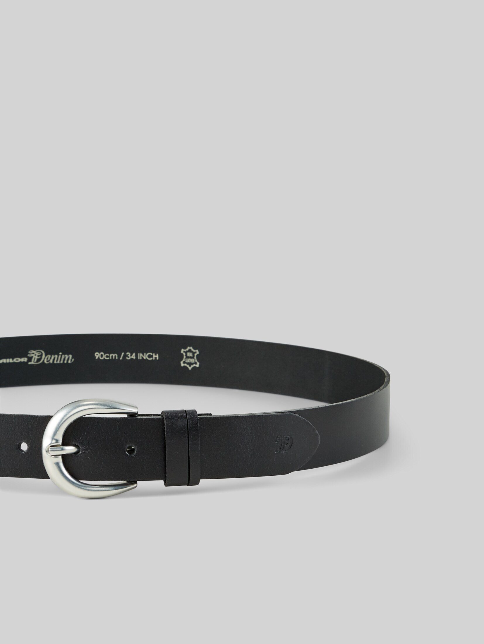 TOM TAILOR Denim Ledergürtel Belts TTCARRIE Ledergürtel mit abgerundeter Dornschließe