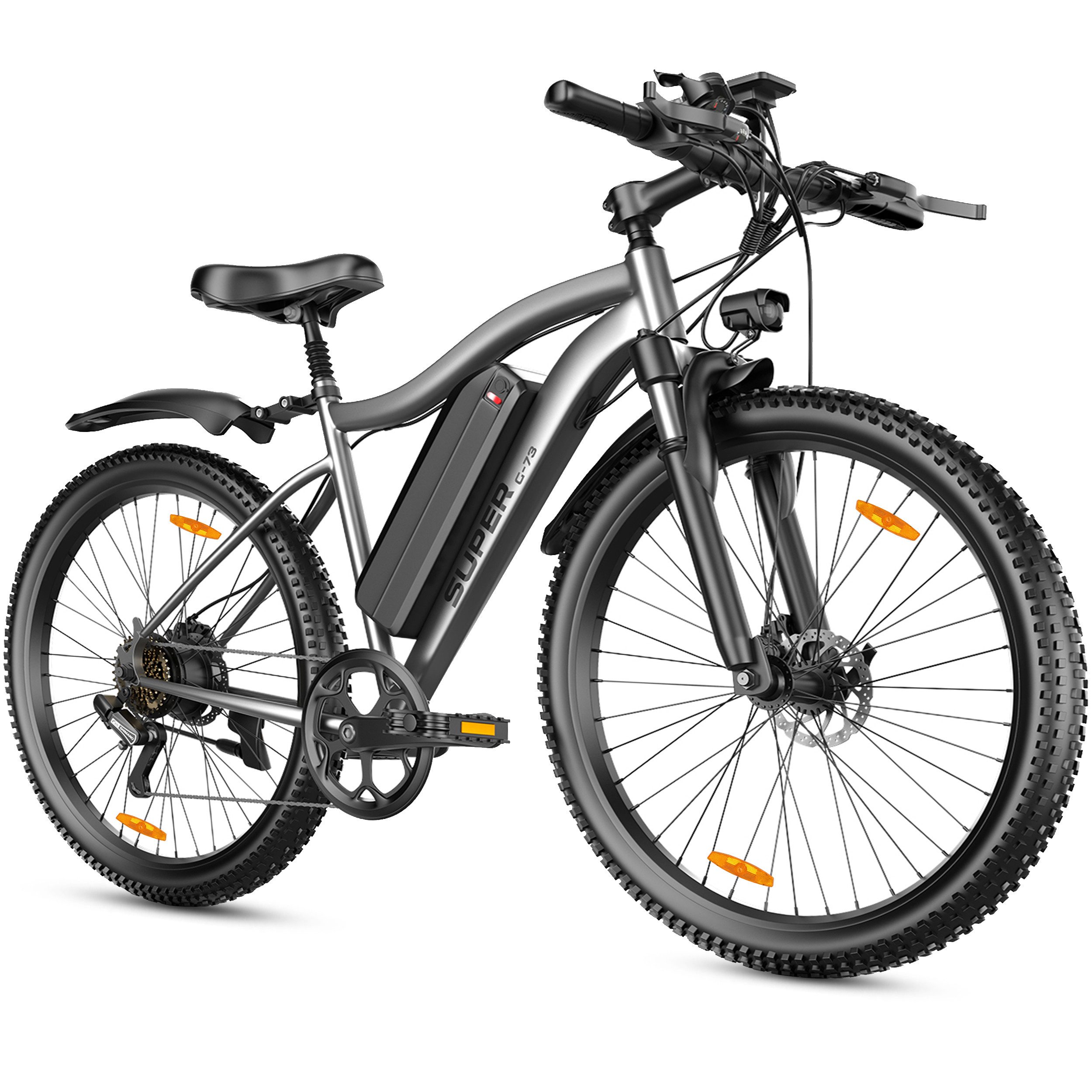Vankel E-Bike Cityrad G73 E-Fahrrad 624WH Pedelec, 48V 13 AH 80 km Damen u. Herren, Kettenschaltung, Heckmotor, 624 Wh, Cityrad 7 Gang Shimano,Scheibenbremsen Scheibenbremse, Kettenschaltung