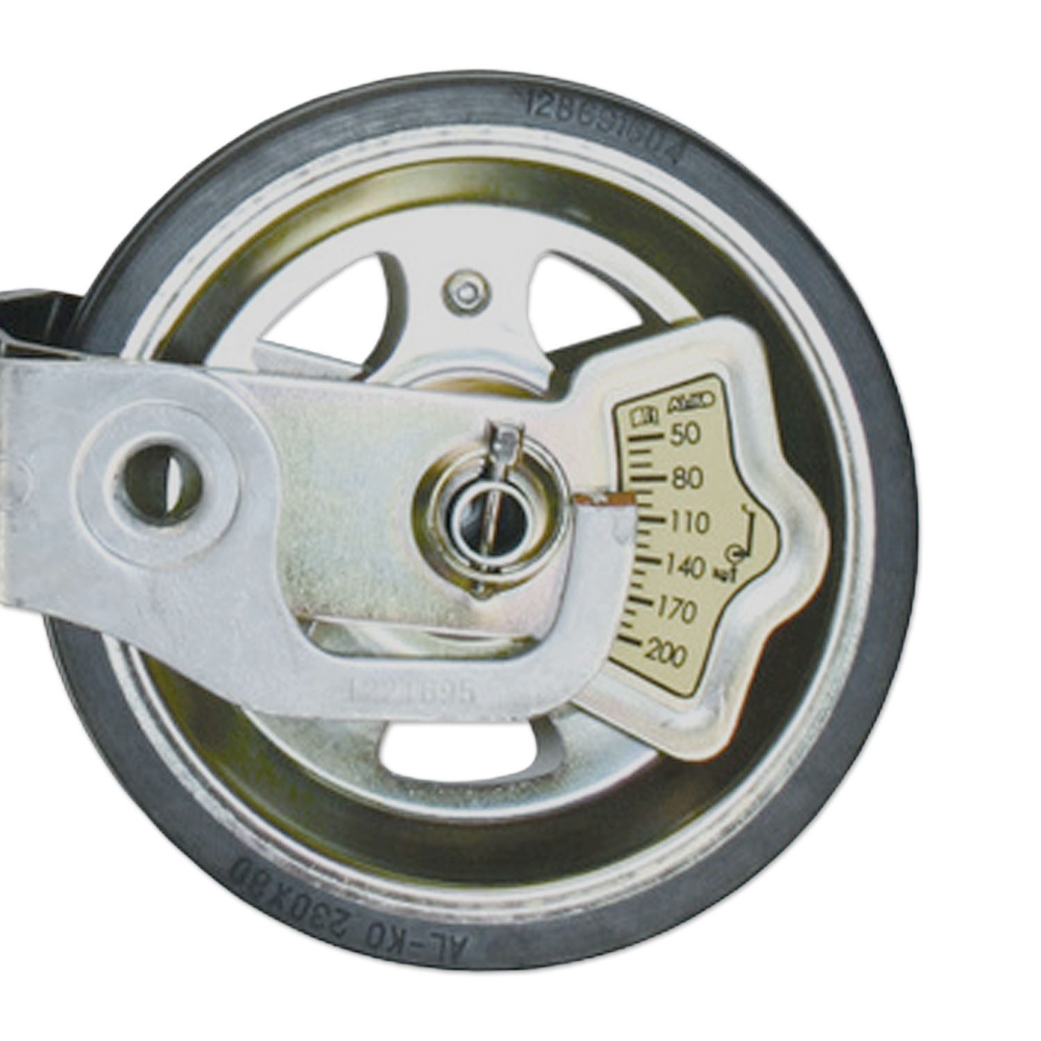 AL-KO Stützrad Stützrad, AL-KO Premium, 230x80mm Vollgummi, Ø48x645mm Rohr, 300kg