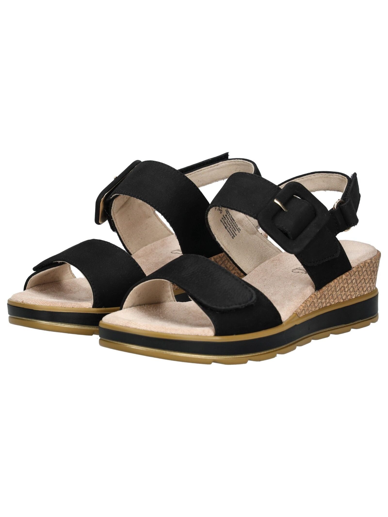 Caprice Caprice Sandalen Nubukleder Keilsandalette