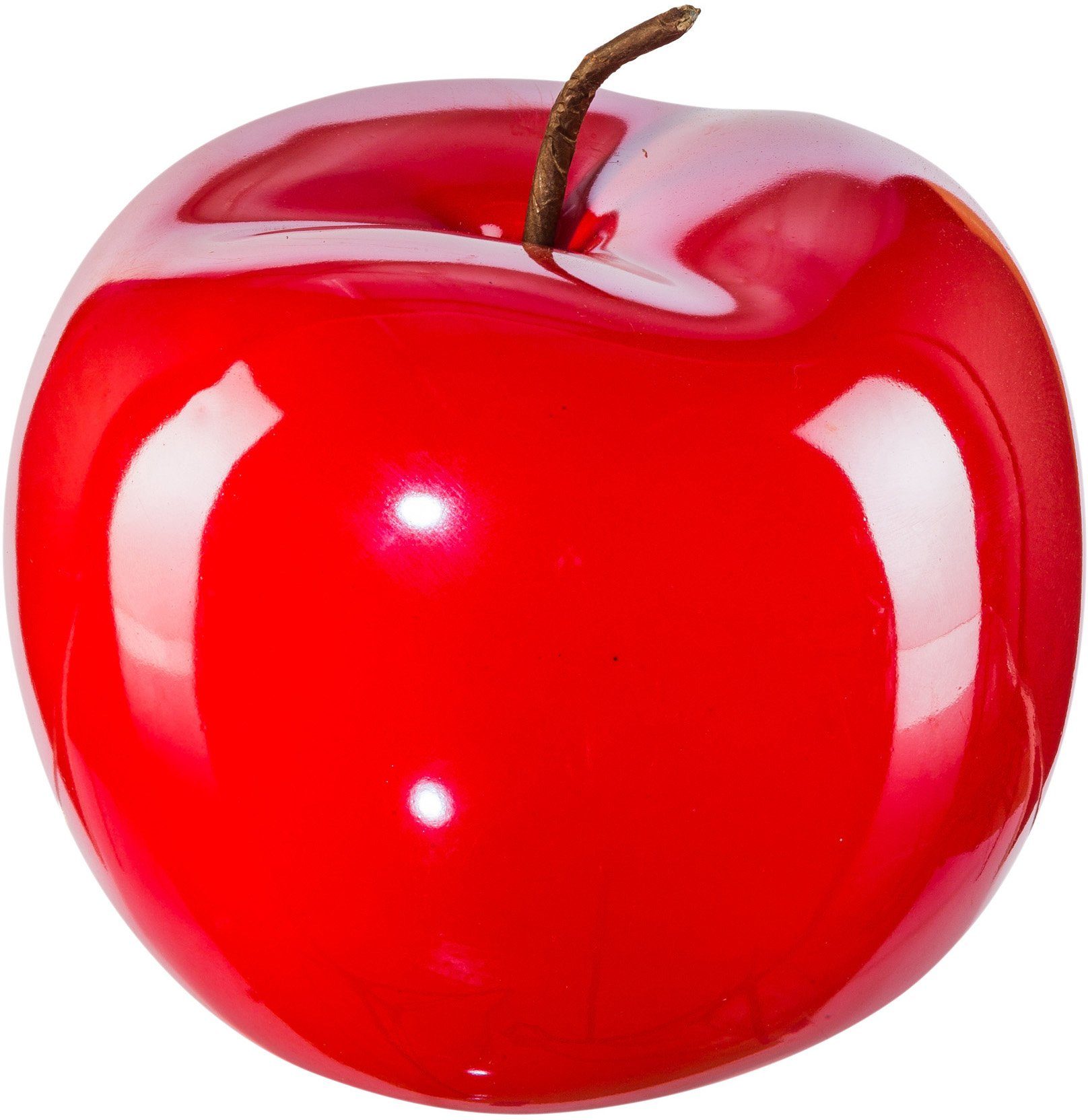 Creativ deco Dekofigur Weihnachtsdeko rot (1 St), hochglänzende Oberfläche günstig online kaufen