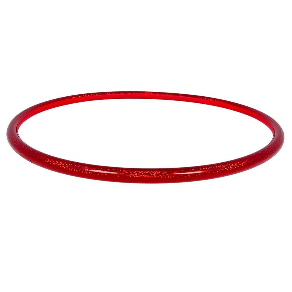Hoopomania Hoop Reifen, Hula-Hoop-Reifen Hologramm Rot Hula Ø100cm