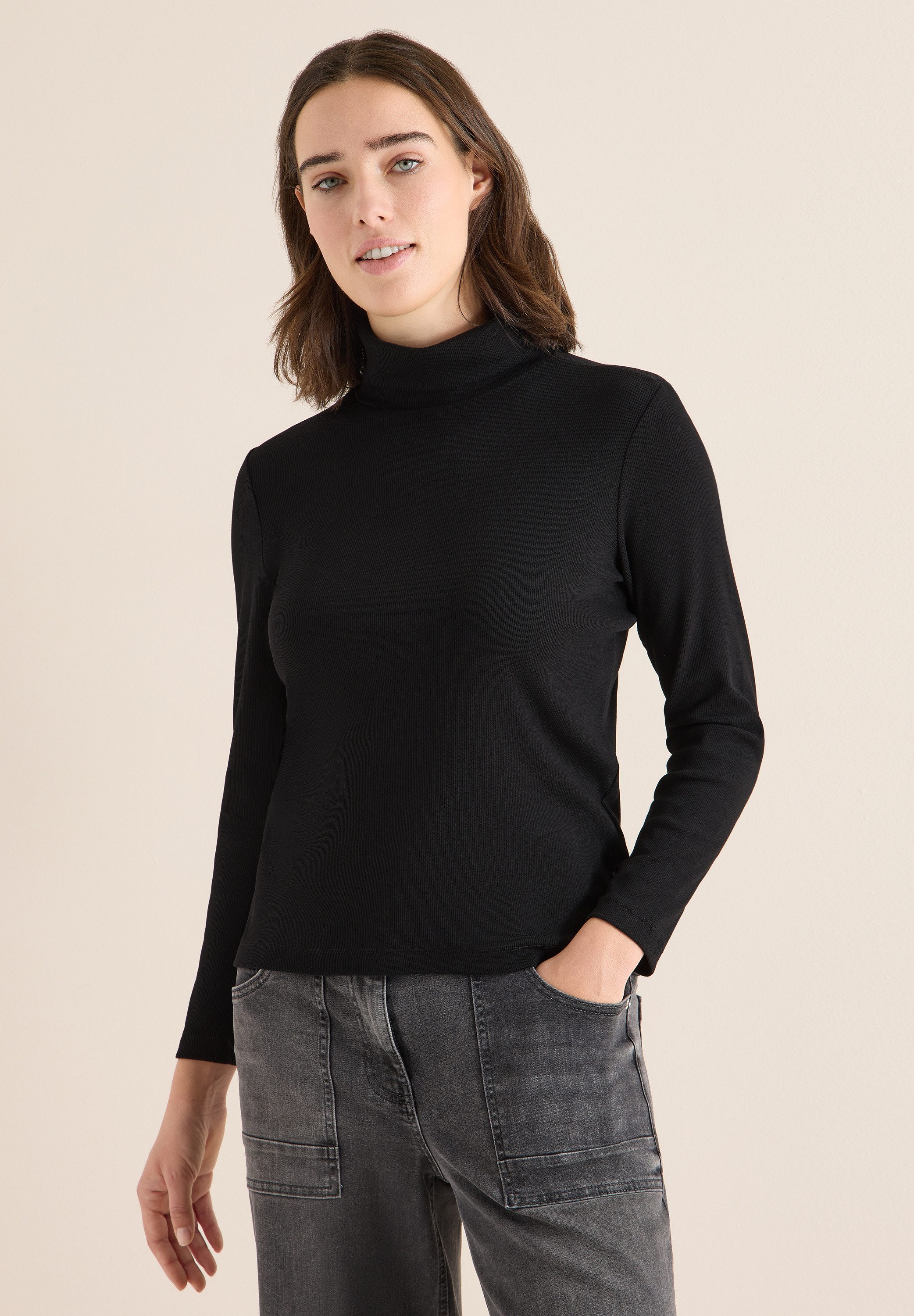 CECIL Langarmshirt mit Turtleneck günstig online kaufen