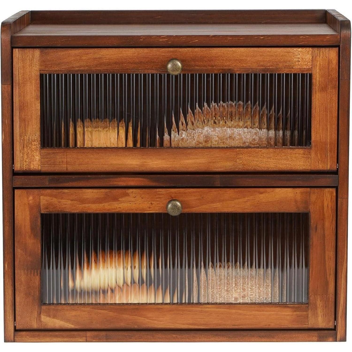 LuxusKollektion Brotkasten Brotkasten Groß Zirbenholz Eco Brotbox Küche Holz Gross, Holz