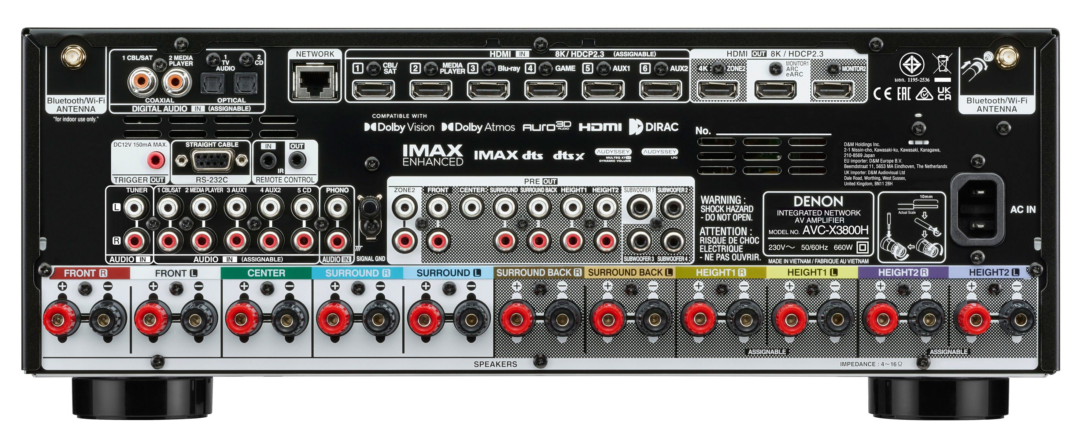 Denon AVC-X3800H Audioverstärker