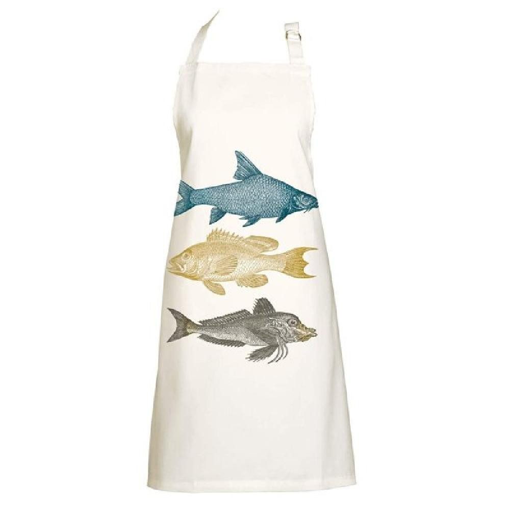 Frohstoff Kochschürze Schürze Fischtrio Multicolor