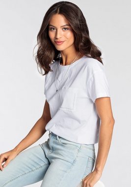 Laura Scott T-Shirt mit eleganter Glitzertasche - NEUE KOLLEKTION