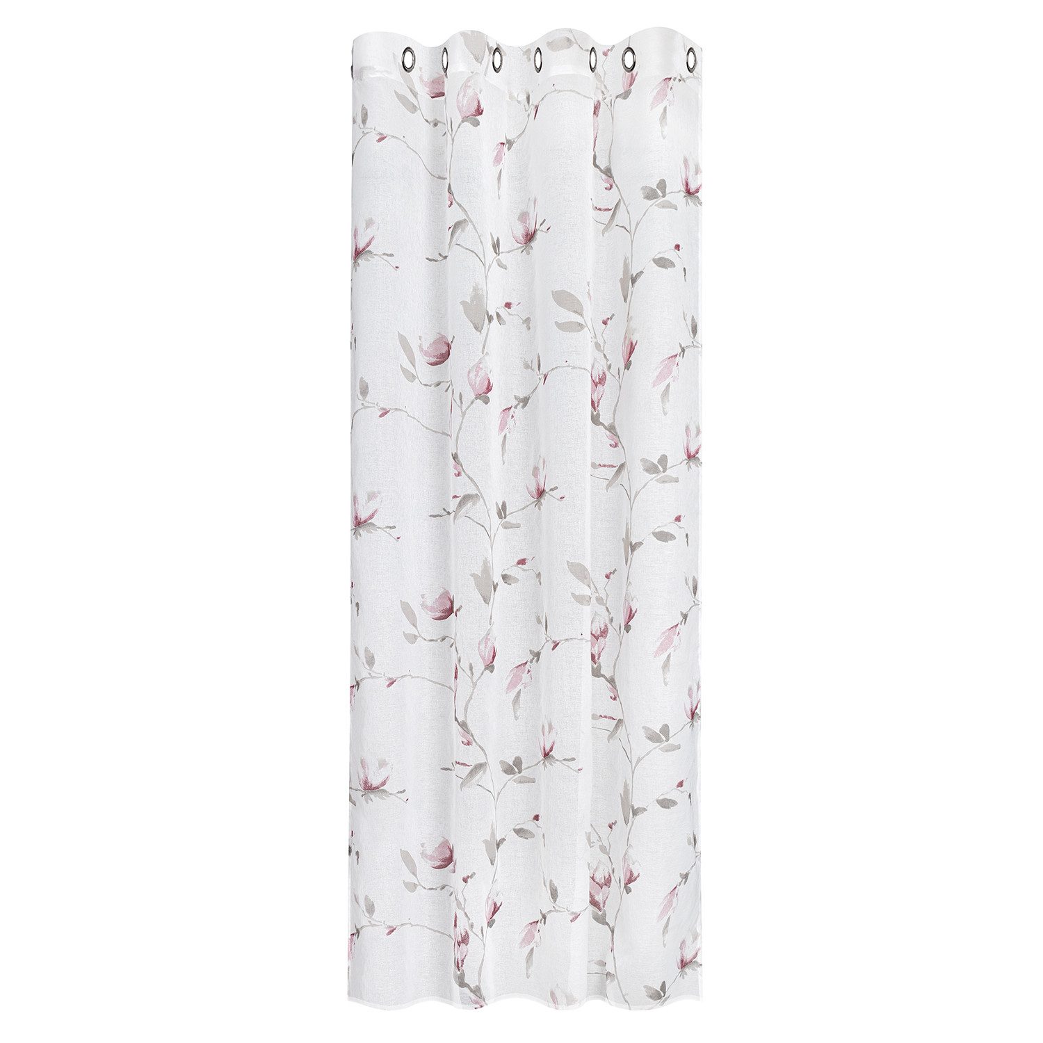 Gerster Vorhang Ösenschal Druck, ''Blumen'' 145 günstig online kaufen