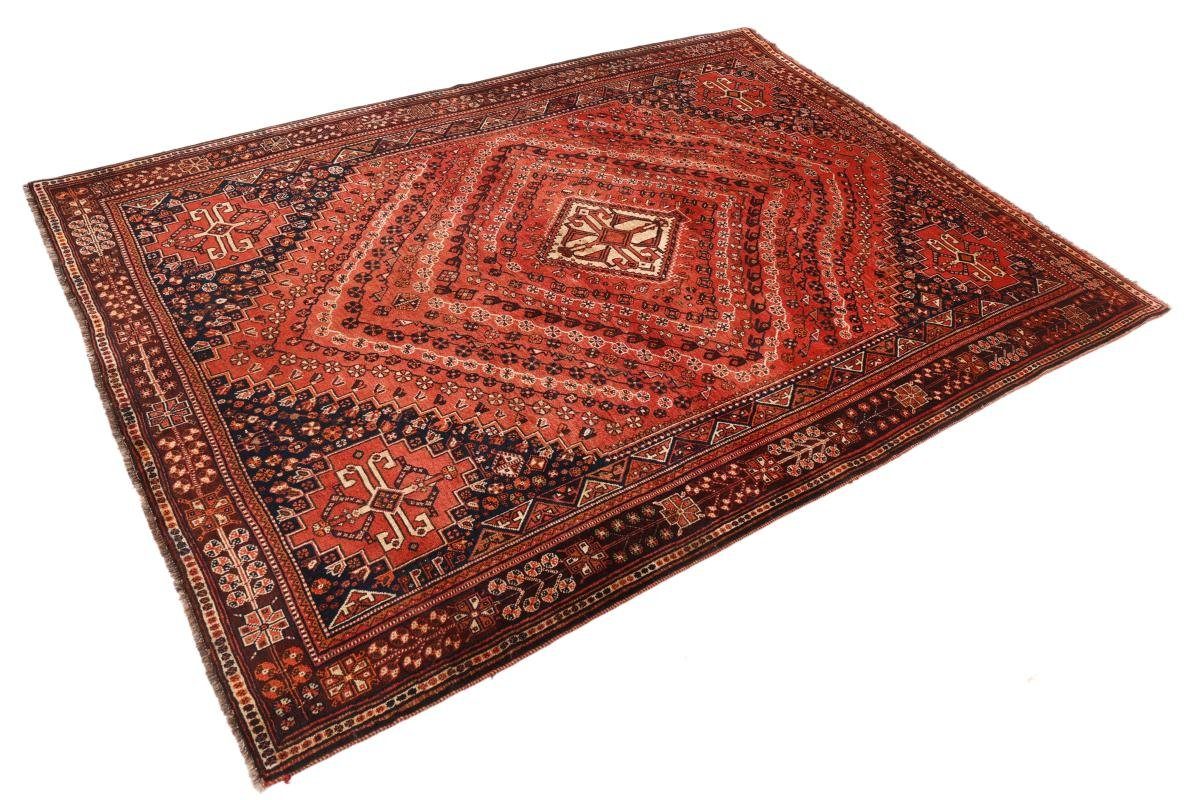 Orientteppich Handgeknüpfter Nain Ghashghai / Trading, Orientteppich mm 12 Perserteppich, 224x305 rechteckig, Höhe: