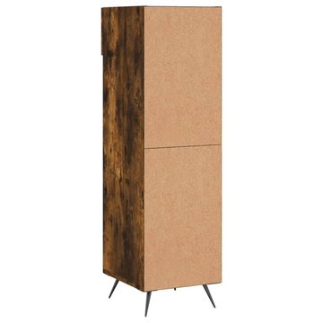 vidaXL Kleiderschrank Schuhschrank Räuchereiche 30x35x105 cm Holzwerkstoff (1-St)