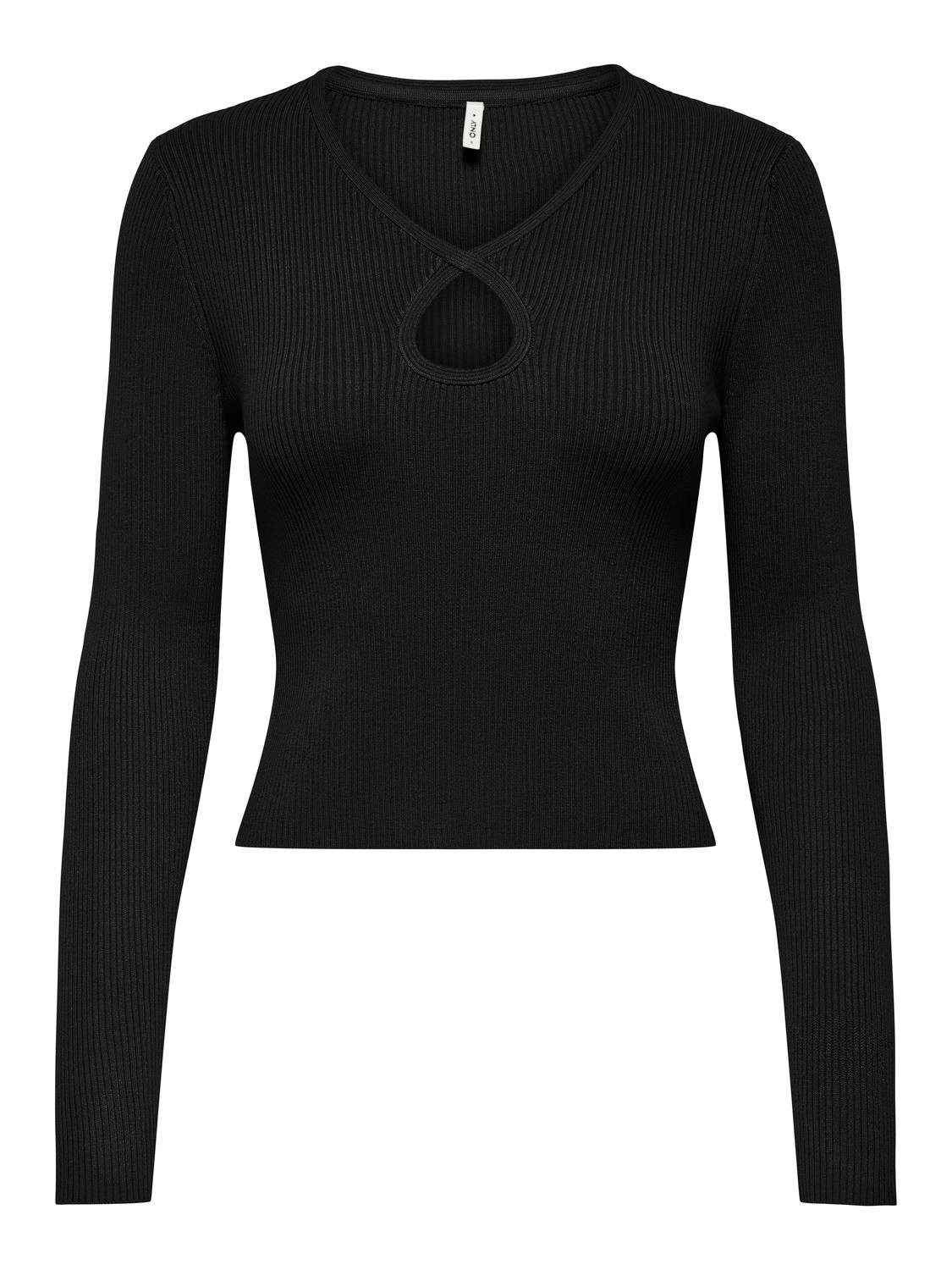 ONLY V-Ausschnitt-Pullover ONLMEDDI LS PEEK A günstig online kaufen