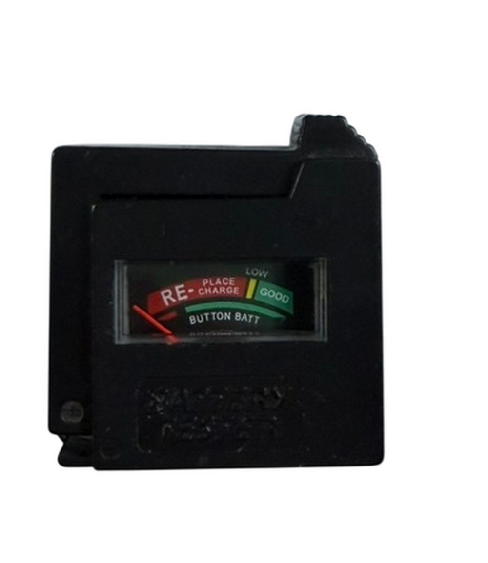 DIW Batterietester Universal Batterietester FHT-6862 für alle Batterietypen & Knopfzellen, (Packung, 1 St., Einzelartikel), funktioniert ohne Strom und ohne Batterie