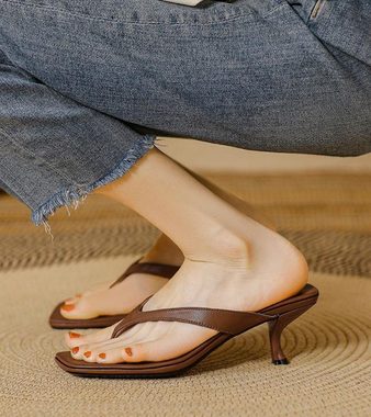 jalleria Damen-Flip-Flops mit hohem Absatz, modische Sandalen mit hohem Absatz High-Heel-Sandalette