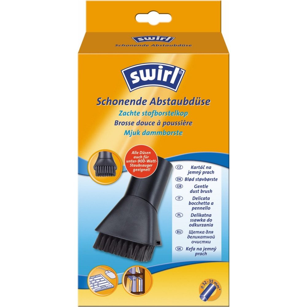 Swirl Saugdüse Swirl Abstaubdüse für Staubsauger-Zubehör., Zubehör für diverse Staubsauger-Modelle, (Schonende Abstaubdüse für Staubsauger), Schonende Abstaubdüse für empfindliche Oberflächen