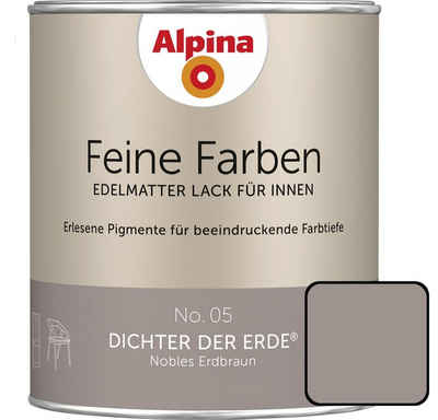 Alpina Wandfarbe Alpina Feine Farben Lack No. 05 Dichter der Erde