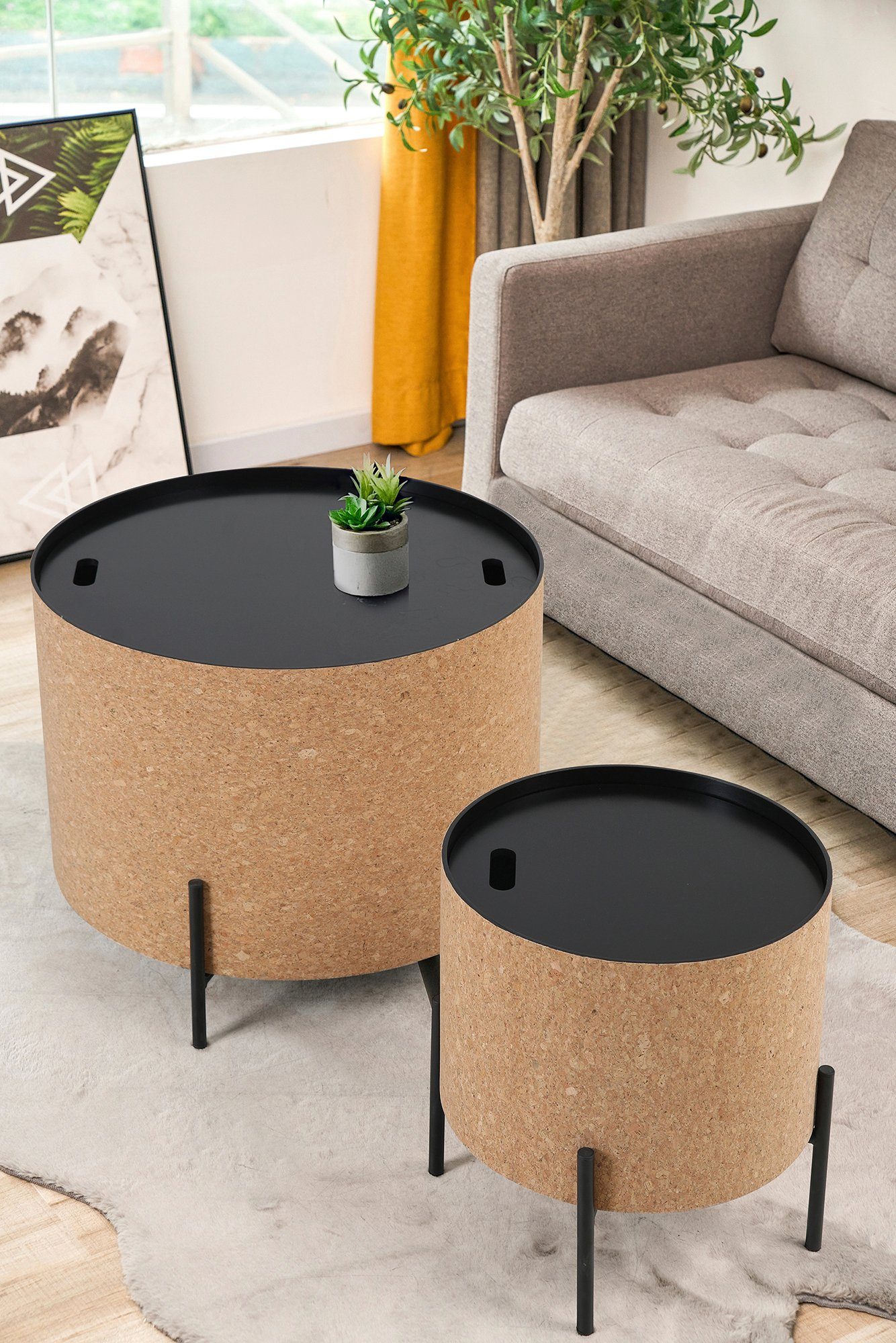 Home affaire Couchtisch (Set, 2-St), mit günstig online kaufen