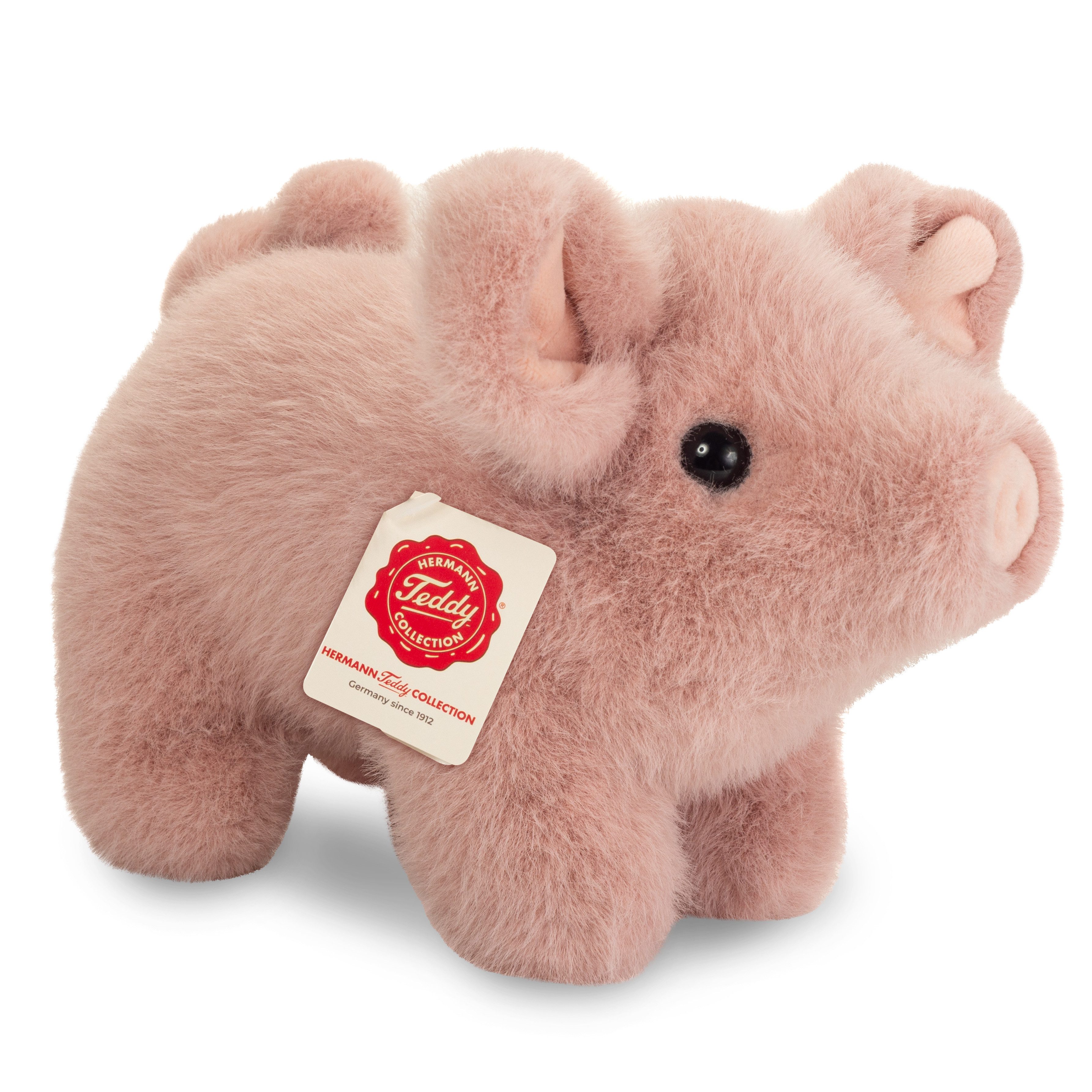 Teddy Hermann® Kuscheltier Schwein Stella, stehend, 23 cm, zum Teil aus recyceltem Material