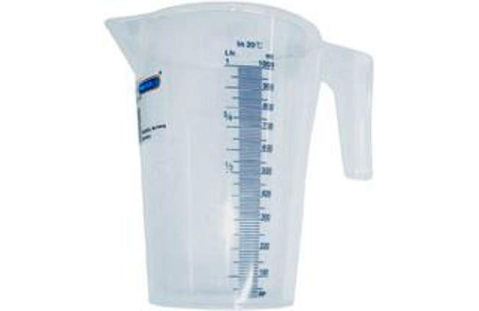 Cartrend Messbecher Cartrend Messbecher transparent 1 L, Kunststoff