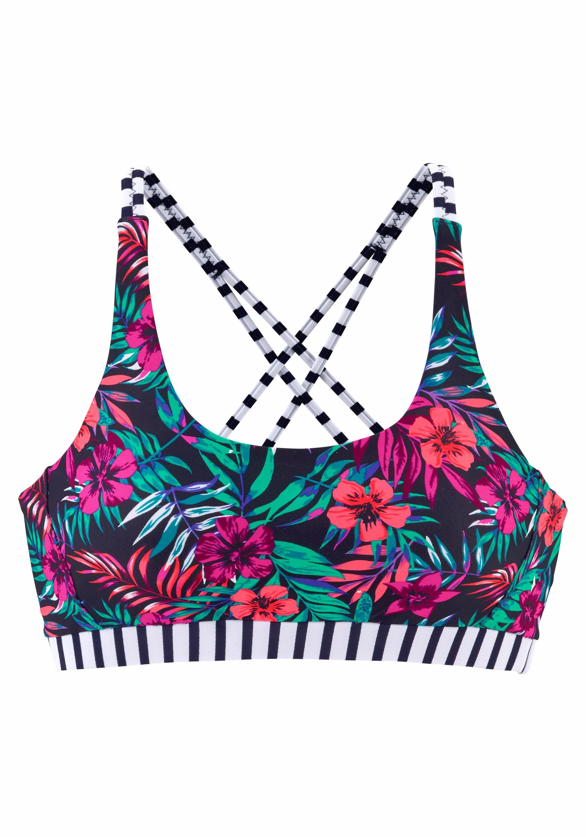 Venice Beach Bustier-Bikini-Top Summer, mit gerkreuzten günstig online kaufen
