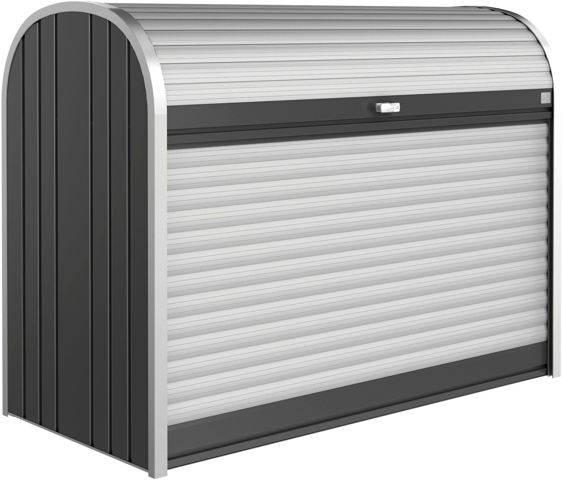 Biohort Gartenbox STOREMAX Gr. 160, verschiedene Farben, 163x78x120 cm, Ideal als Mülltonnenboxoder Fahrradgarage