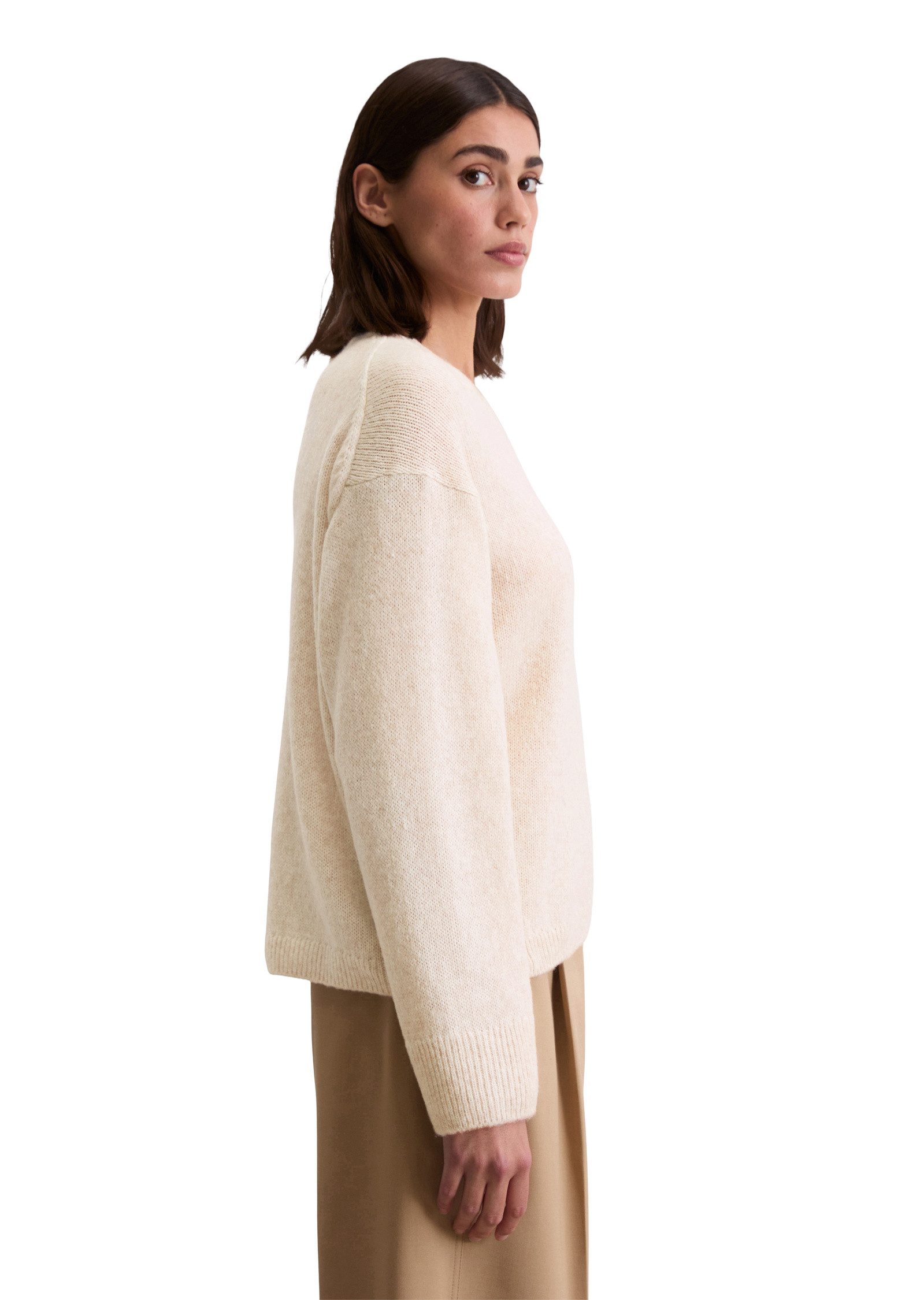 Marc O'Polo Strickpullover aus softem Schurwolle-Mix