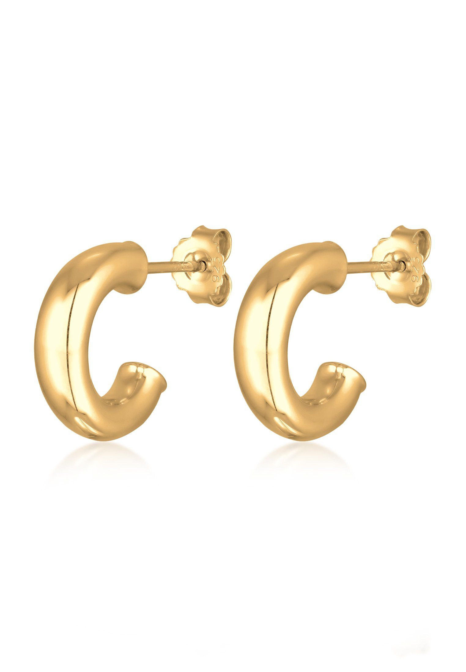 Elli Paar Ohrstecker Creolen Ohrstecker Halbcreolen günstig online kaufen