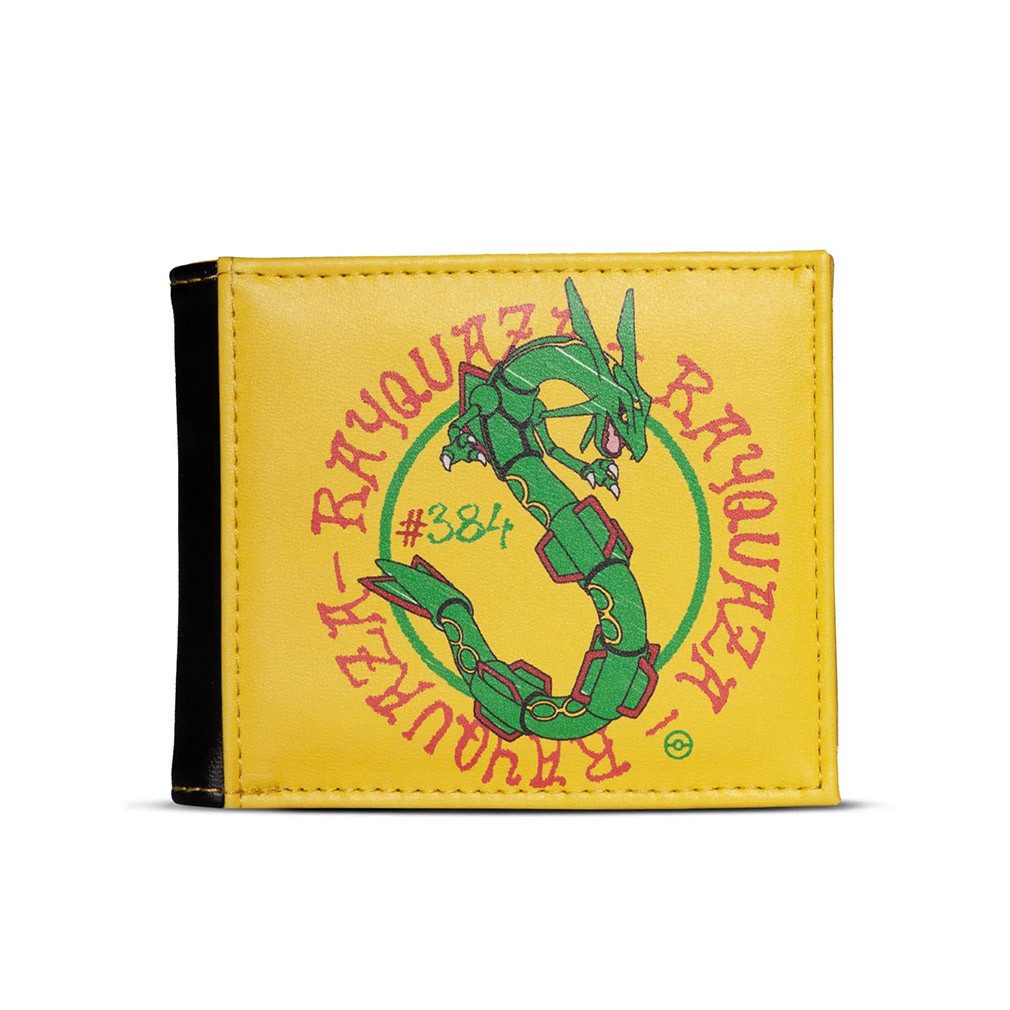 POKÉMON Geldbörse Rayquaza, Bifold Geldbeutel Portemonnaie