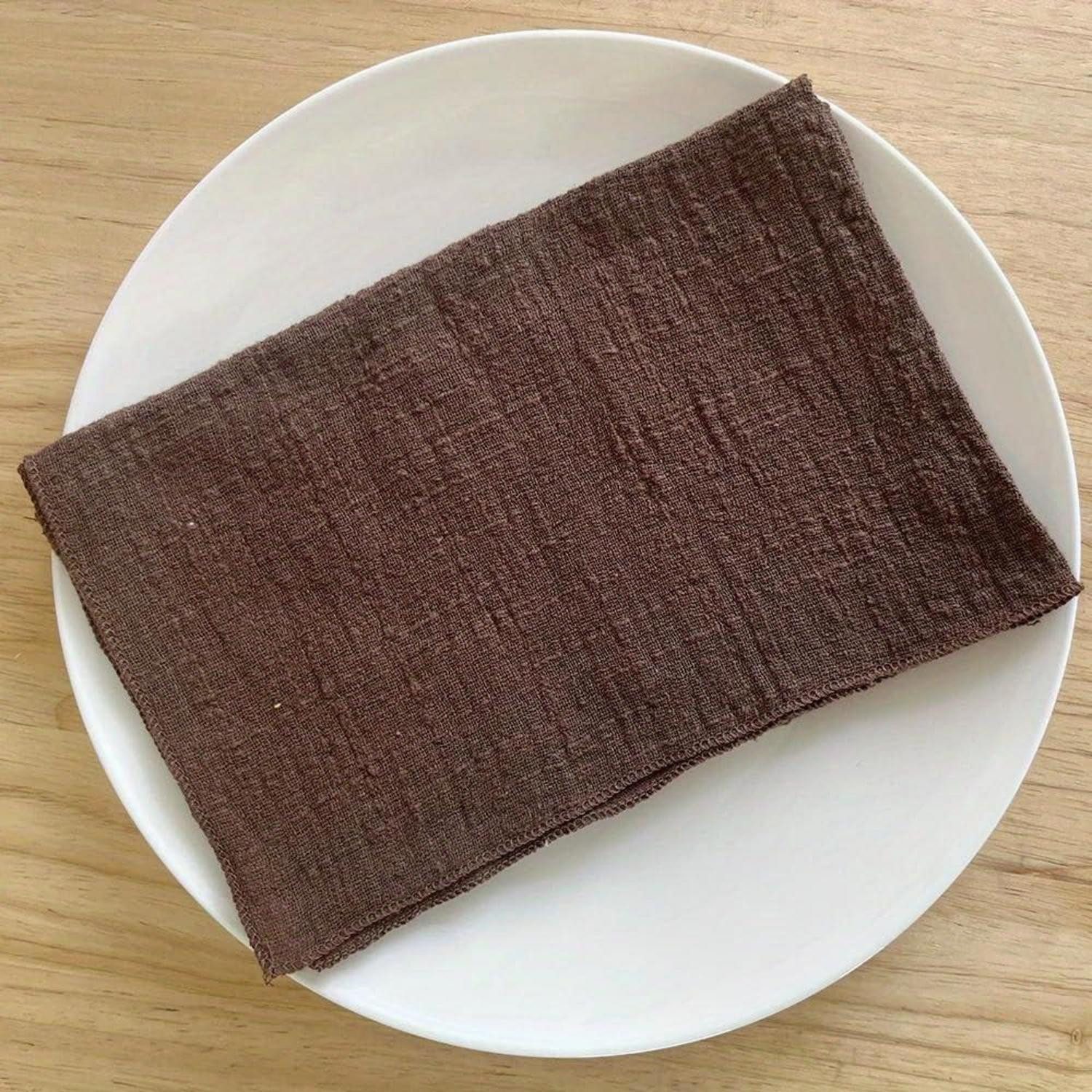 LuxusKollektion Stoffserviette Stoffservietten 42x42 Baumwolle 12er Set, (12 St)