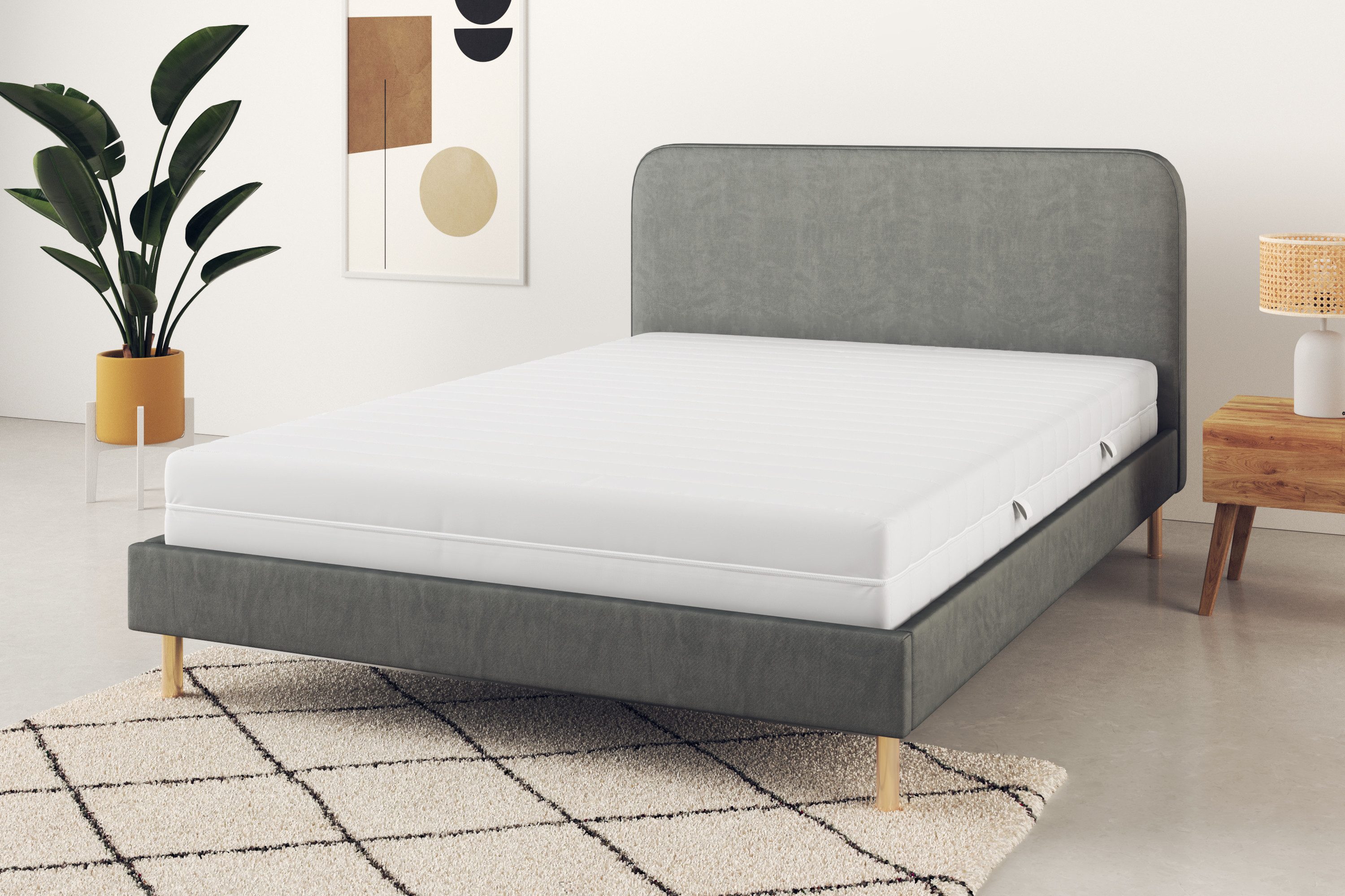 Taschenfederkernmatratze NEUHEIT: Torne 21, 7 Zonen Matratze in 90x200 cm, 140x200 cm & mehr, OTTO home, 21 cm hoch, Wendematratze H2/H3/H4, ergonomisch, 400 Federn (bei 100x200 cm)