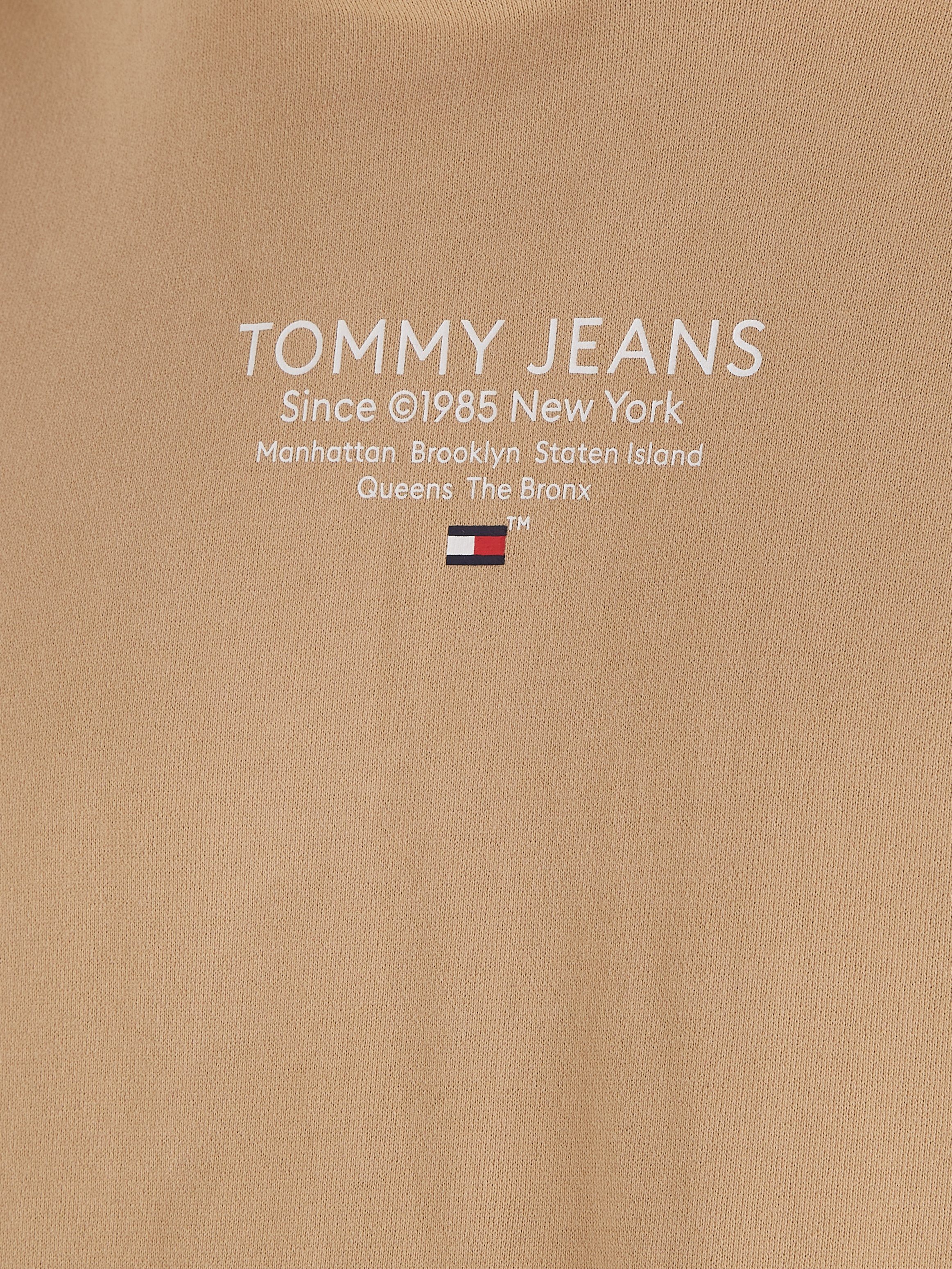 Kapuzensweatshirt EXT Tawny ESNTL Jeans REG TJM Tommy Kordeln HOOD GRAPHIC Sand mit