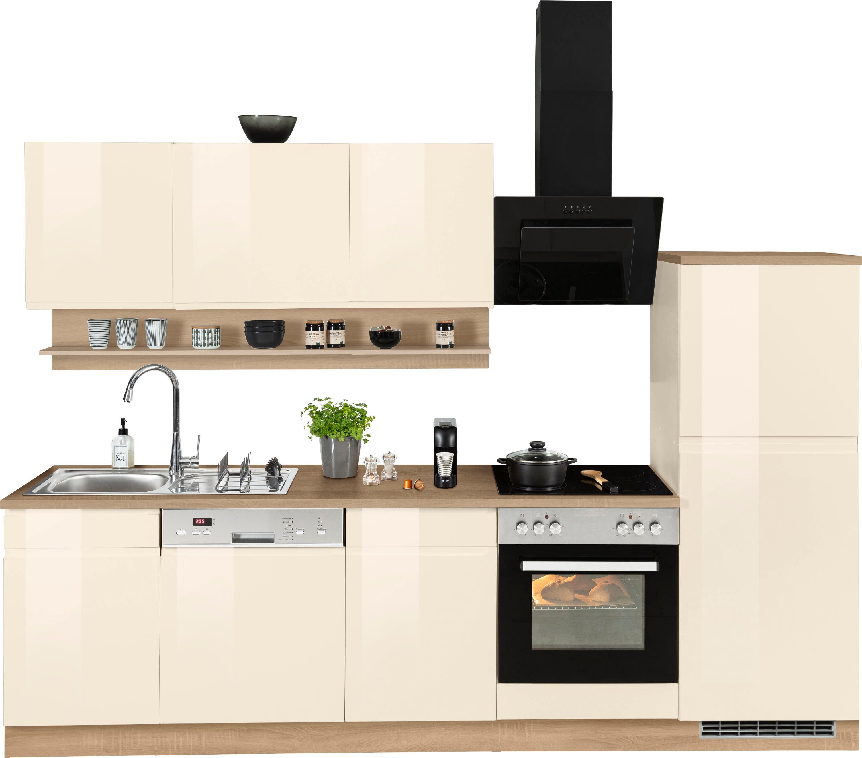 KOCHSTATION Küchenzeile KS-Virginia, Breite 280 cm, günstig online kaufen