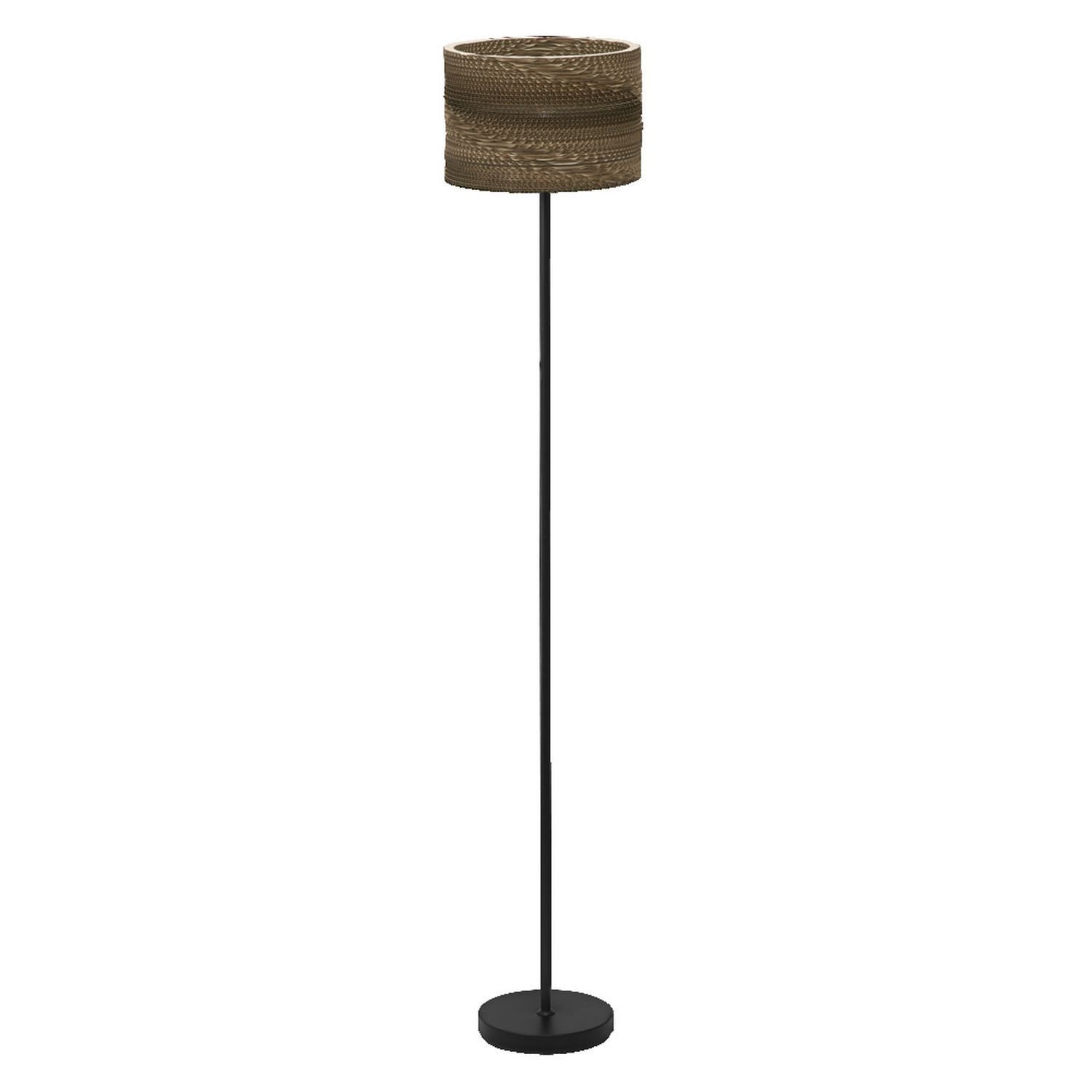 Licht-Erlebnisse Stehlampe GERA, ohne Leuchtmittel, 160 cm hoch E27 rund Modern
