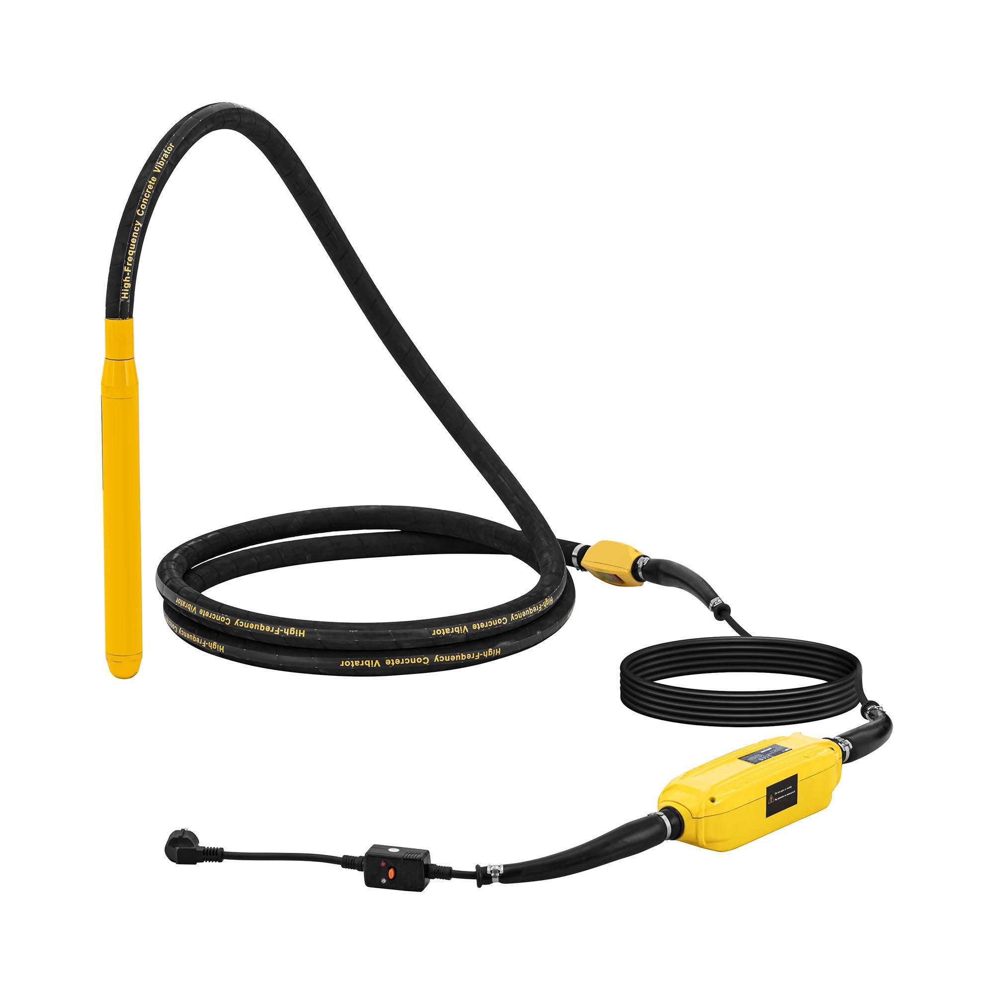 MSW Innenrüttler Hochfrequenz Betonrüttler mit Umformer 1500 W 490 x 50 mm 12 000 U/min, 1500 in W