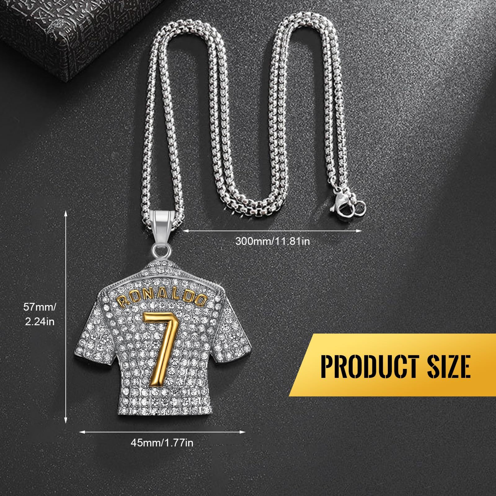 ZEUOPQ Kettenanhänger Kette mit Anhänger Edelstahlkette günstig online kaufen