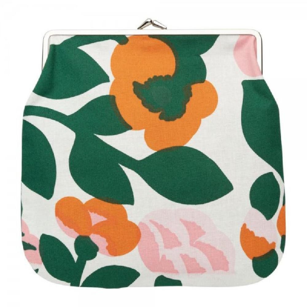 Marimekko Handtasche Portemonnaie Pieni Iso Kukkaro White Green Pink Orange (19x19 cm)