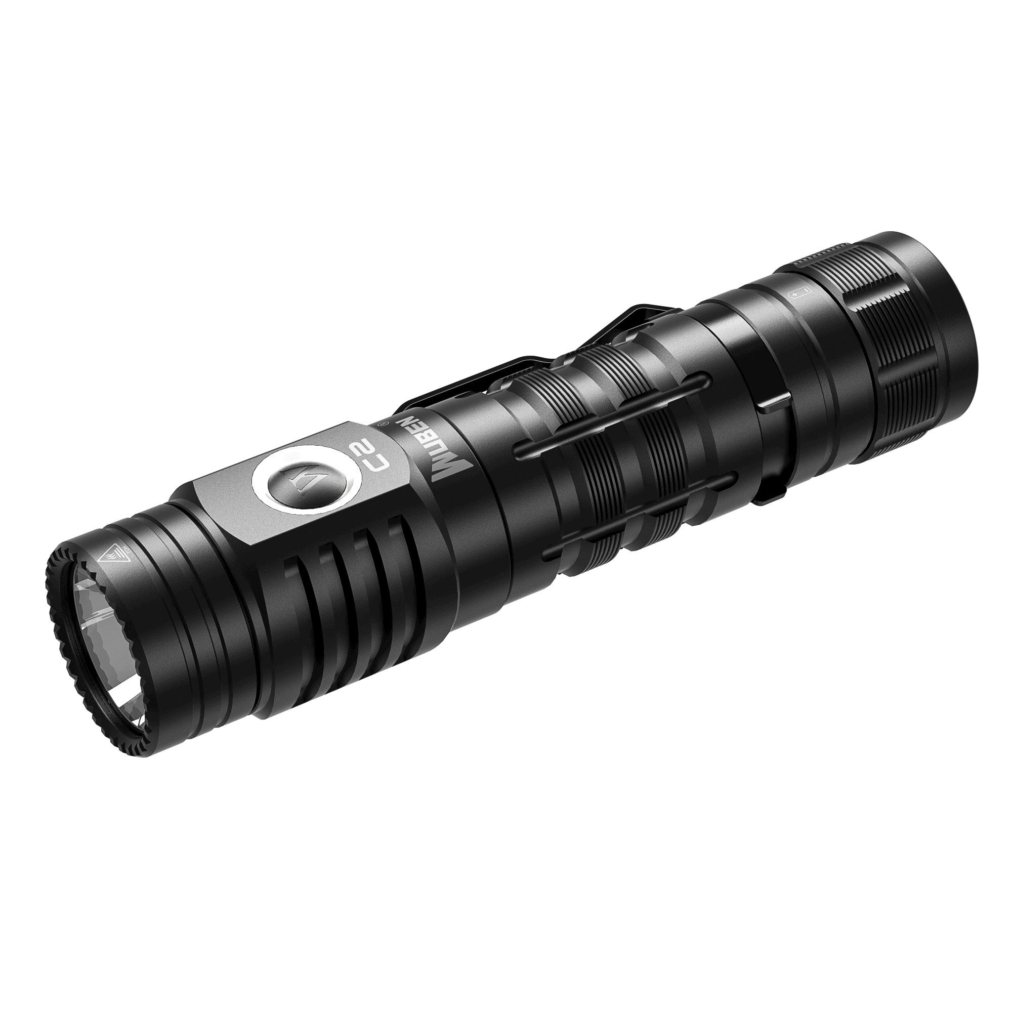 Wuben LED Taschenlampe C2, 2000 lm, 358 m Reichweite, IP68, 7 Modi, USB-C, Powerbank, 4800 mAh