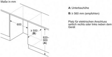BOSCH Einbaukühlschrank Serie 4 KUR21VFE0, 82 cm hoch, 59,8 cm breit
