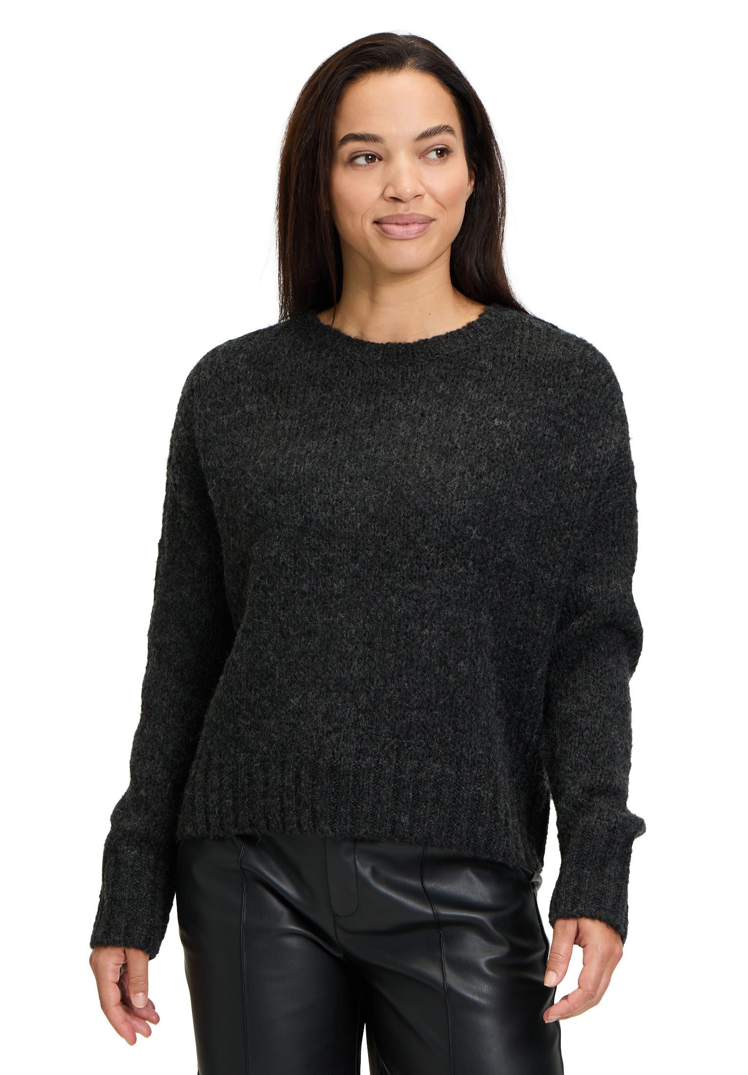 Cartoon Strickpullover Cartoon Basic-Pullover mit Rundhalsausschnitt günstig online kaufen