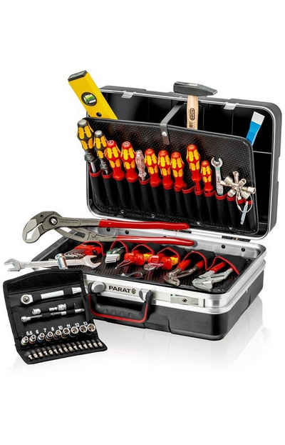 Knipex Werkzeugkoffer Werkzeugsortiment Vision 27 Sanitär 52-teilig im Hartschalenkoffer für Sanitärinstallateure