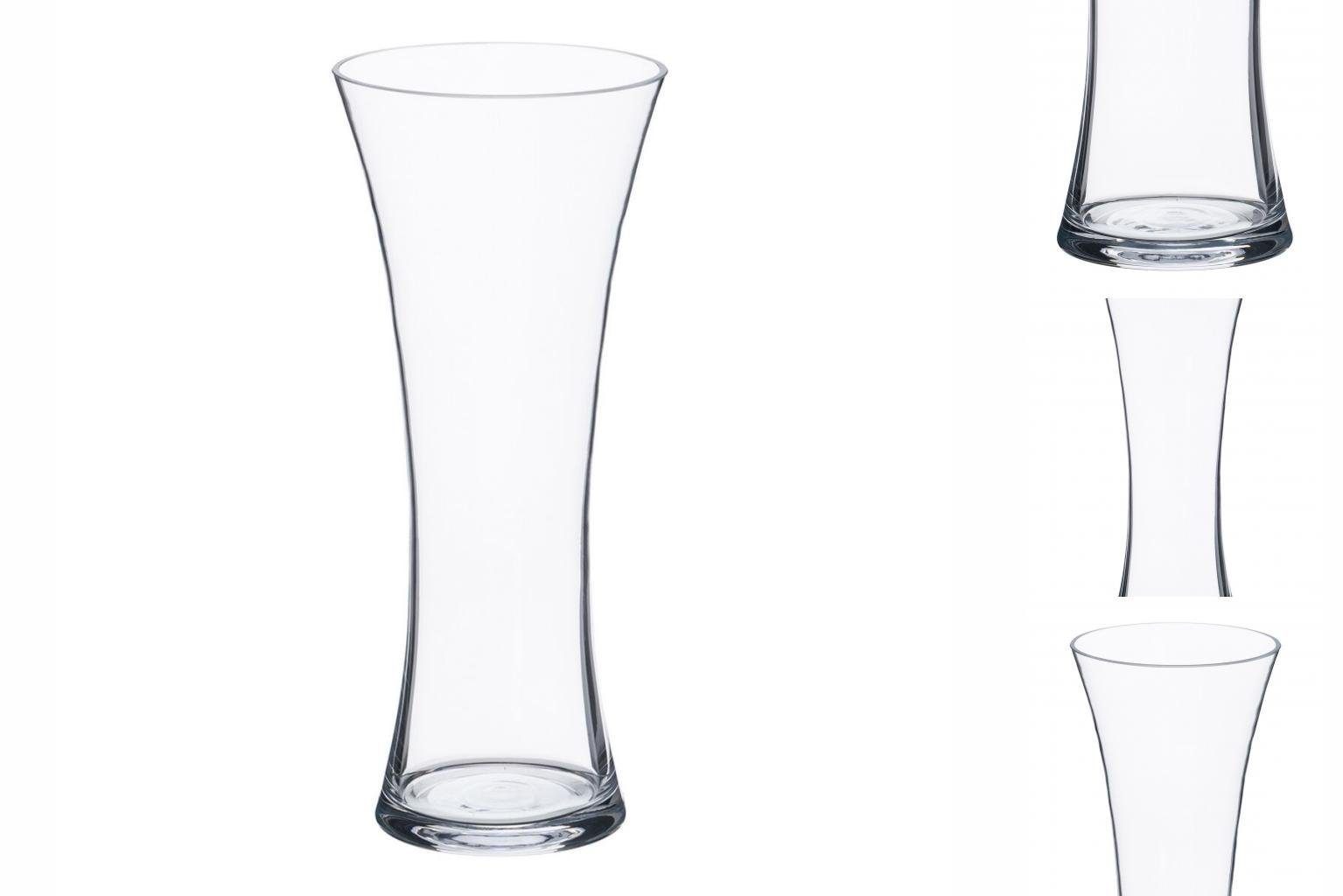 Bigbuy Dekovase Vase 15 x Durchsichtig 35,5 cm 11 x Glas