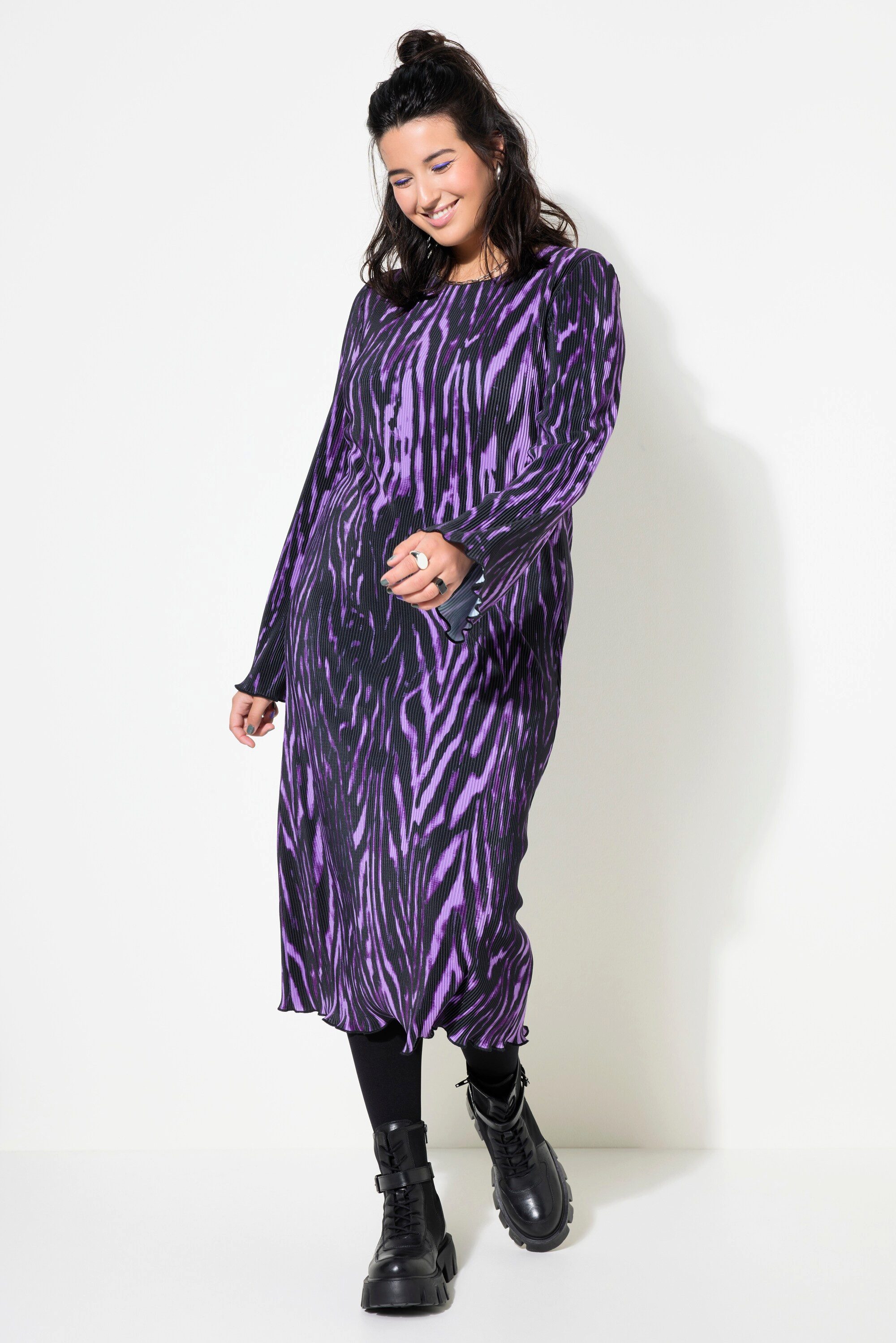 Studio Untold Jerseykleid Plissee-Midikleid Slim Shape günstig online kaufen