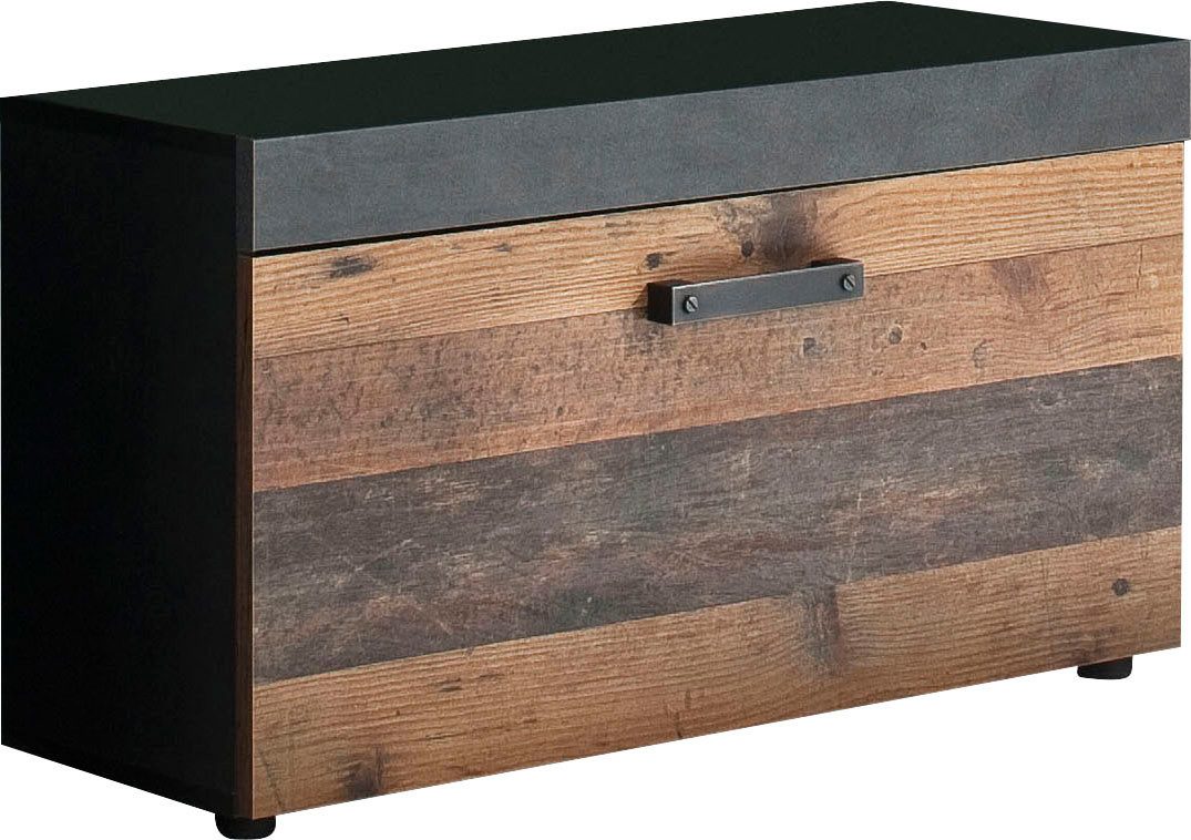 Home affaire Sitzbank Ilana, Sitzbank mit Klappe & Stauraum - (B/T/H) 80/37/45 cm