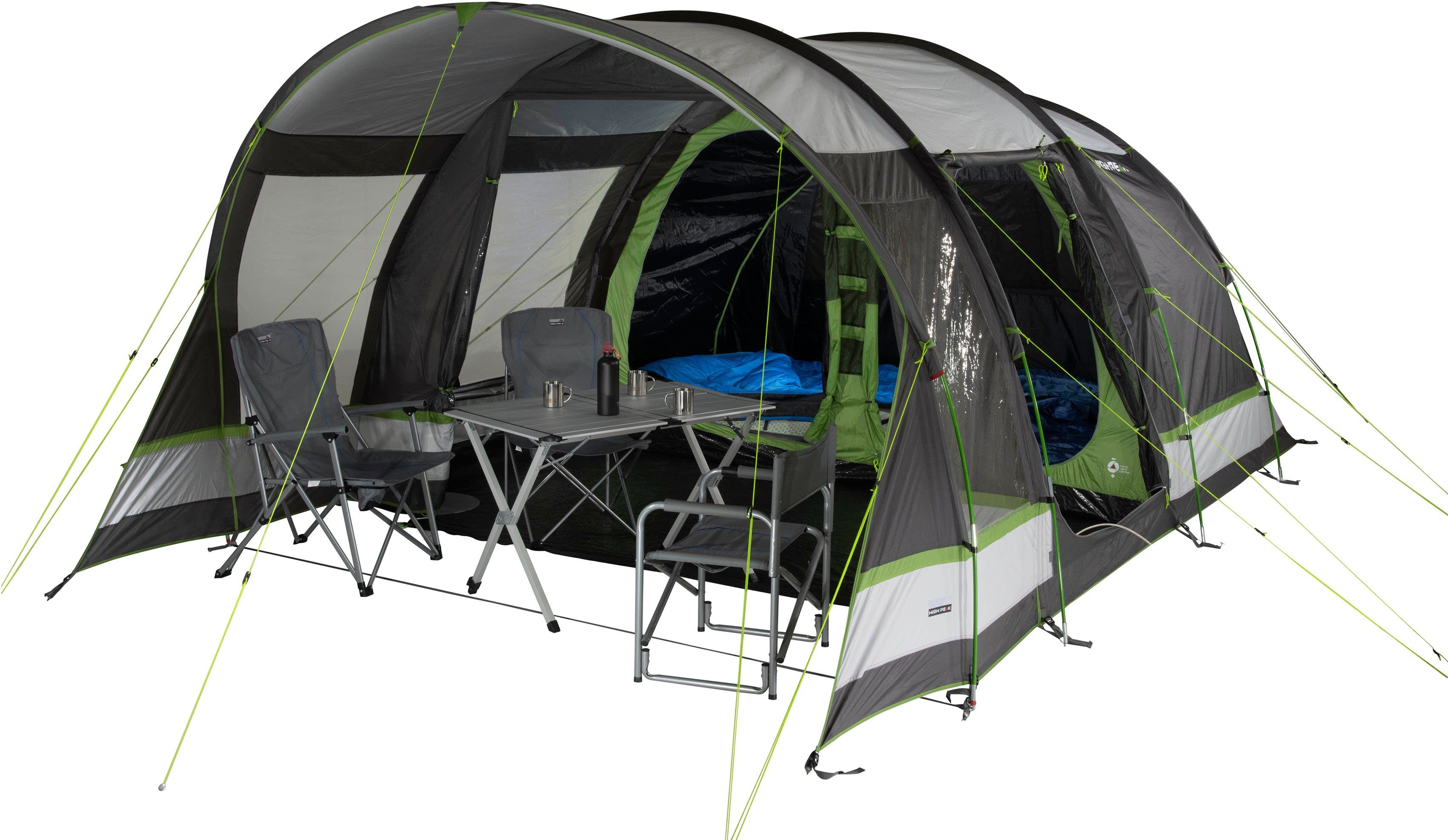 High Peak Tunnelzelt Garda 4.0, Personen: 4