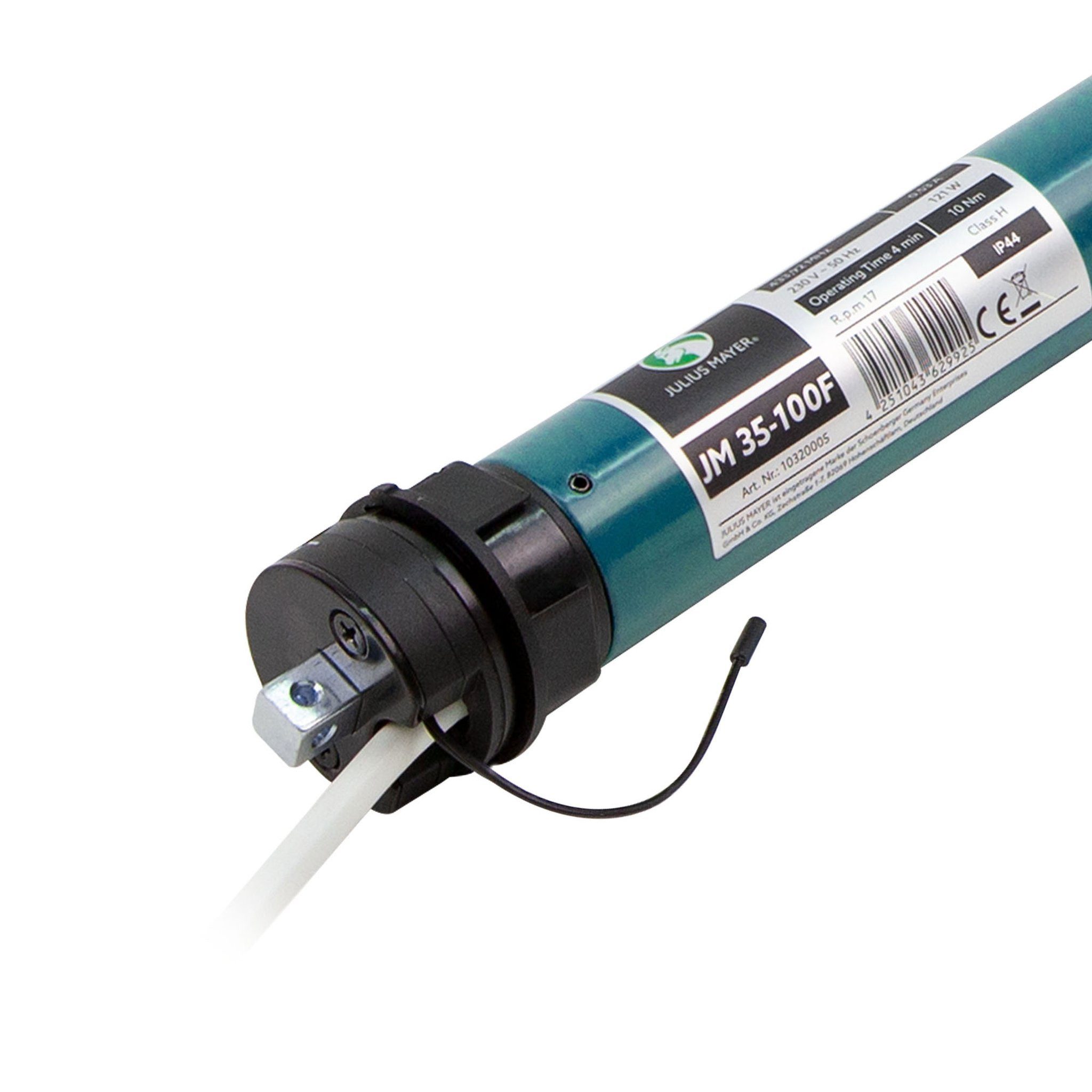 Julius Mayer Rollladenmotor Funk-Rollladenmotor JM, JM35-100F (10Nm / SW40), (Packung, 1 St), 40 mm, mit Funk, 10 Nm