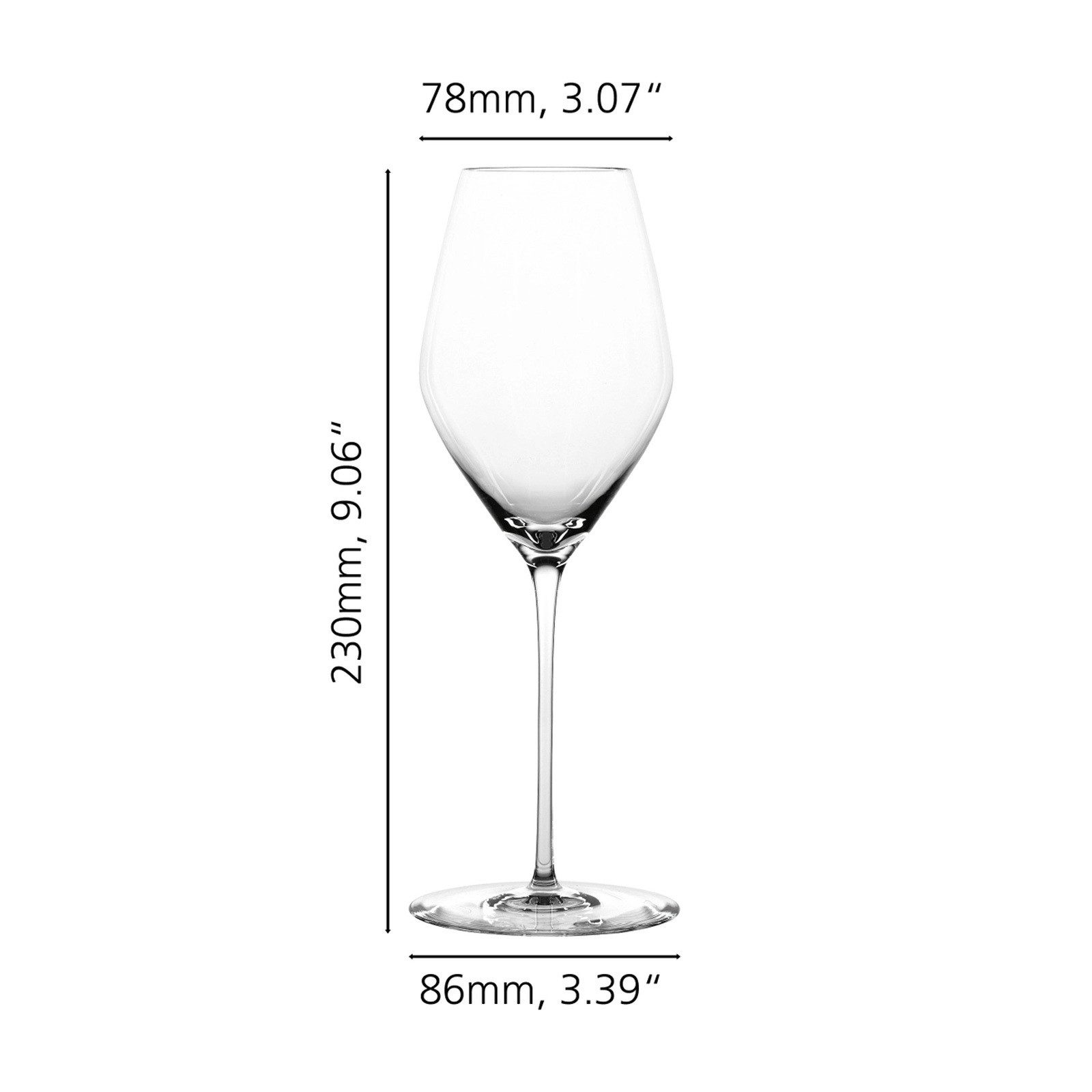 SPIEGELAU Champagnerglas Hi-Lite Champagnergläser 347 ml 2er Set, 2-tlg., Glas