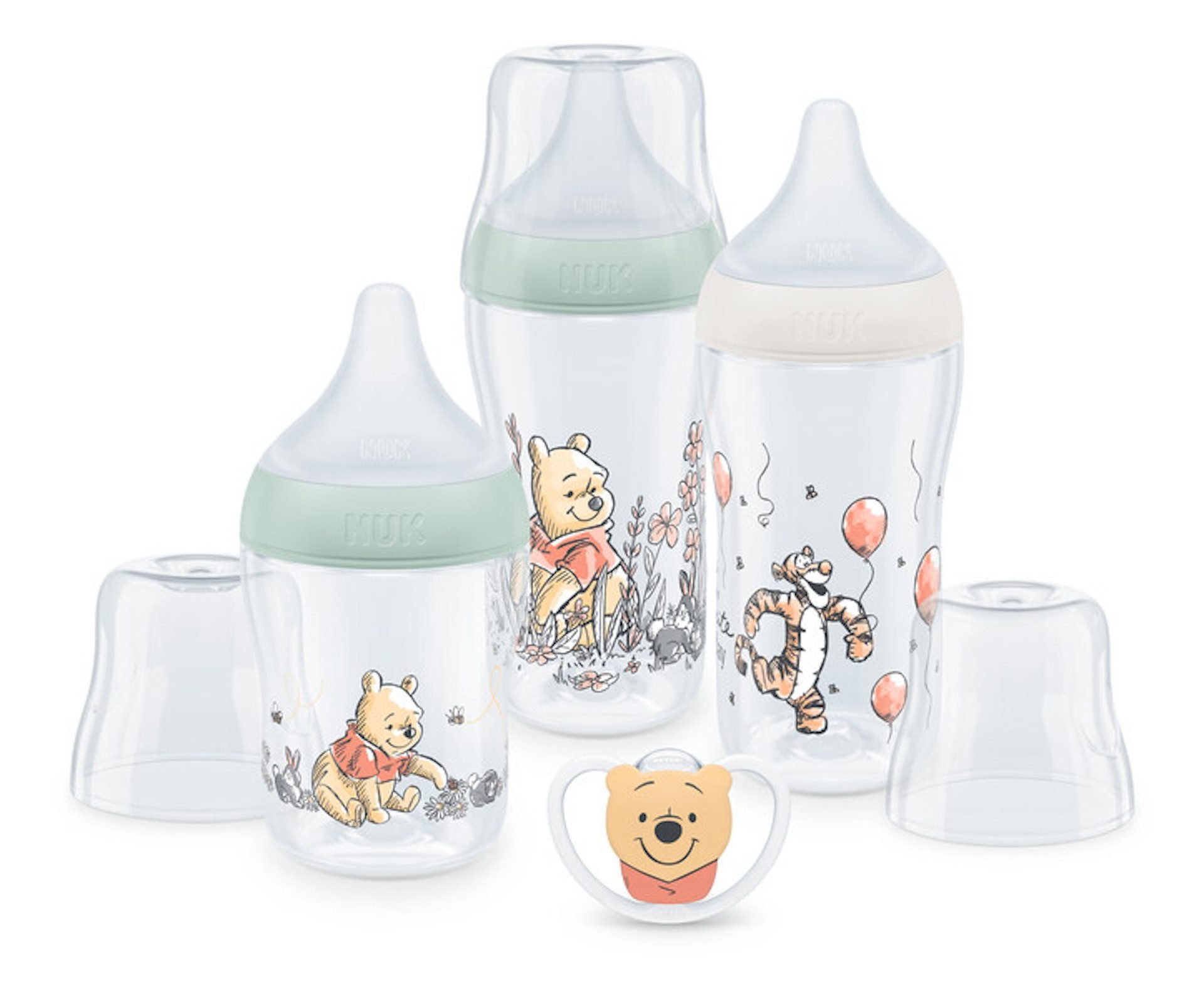 Babyflasche NUK Perfect Match Babyflaschenset mit Schnuller 0+ Geschenkset