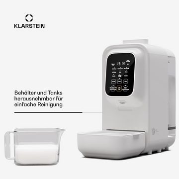 Klarstein Küchenmaschine mit Kochfunktion Loire Vegan Milk Maker, 1200 W, 1.2 l Schüssel, Stand Nuss Mixer 1200 W 1200ml Touch Elektrisch