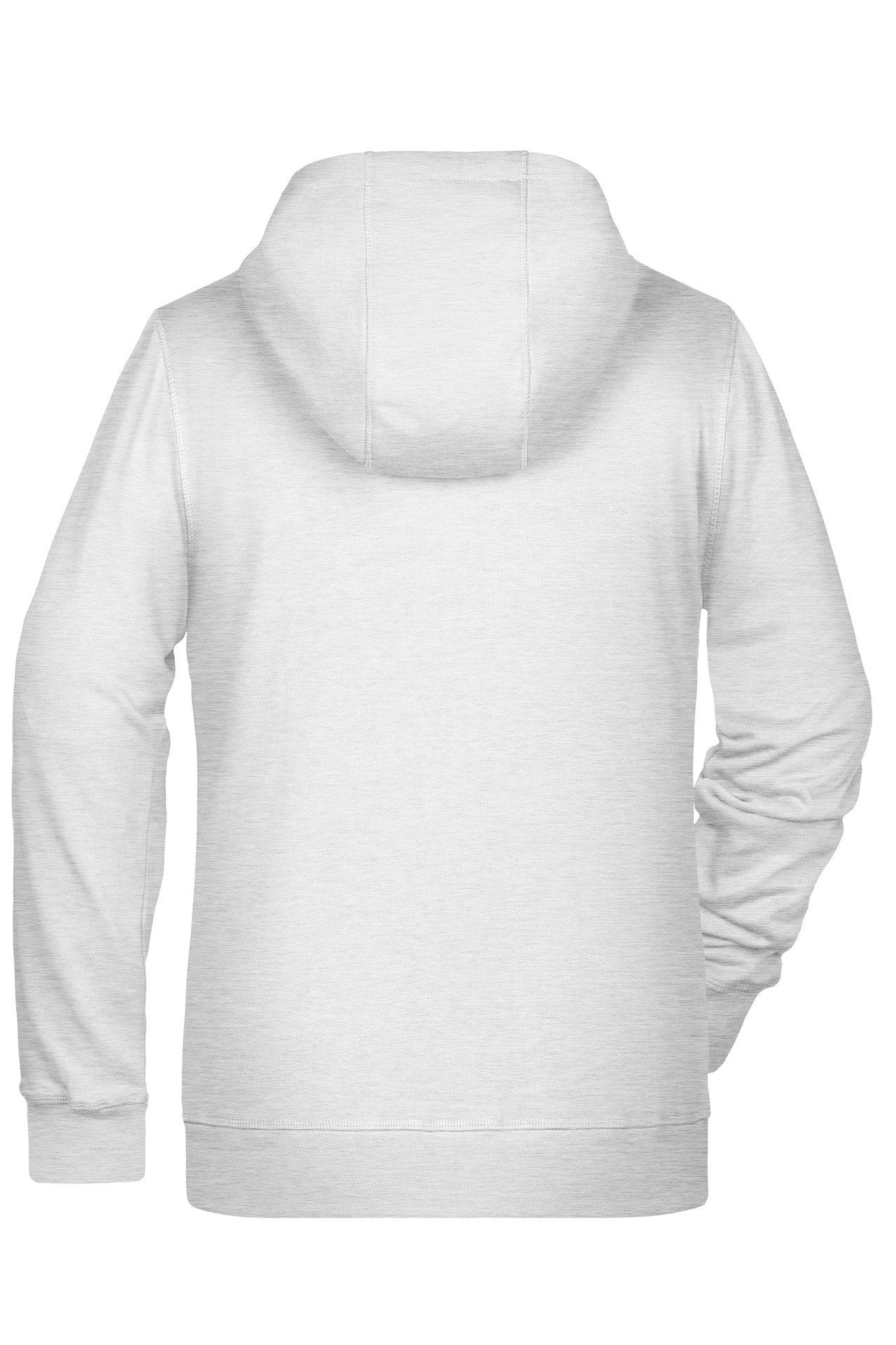 James & Nicholson Kapuzensweatjacke Leicht taillierte Damen Sweatjacke aus French Terry 8025 in Bio-Qualität